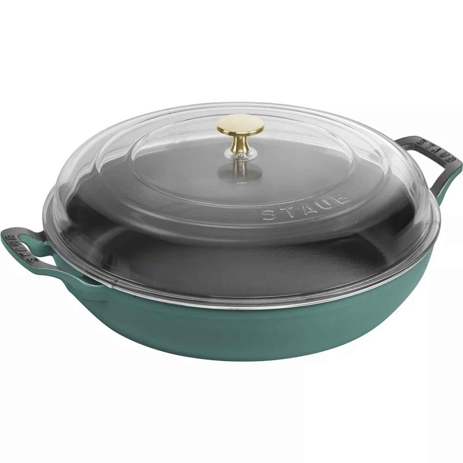 Staub Soté pánev se skleněnou poklicí, 30 cm / 3,31 l, zelená 1023982
