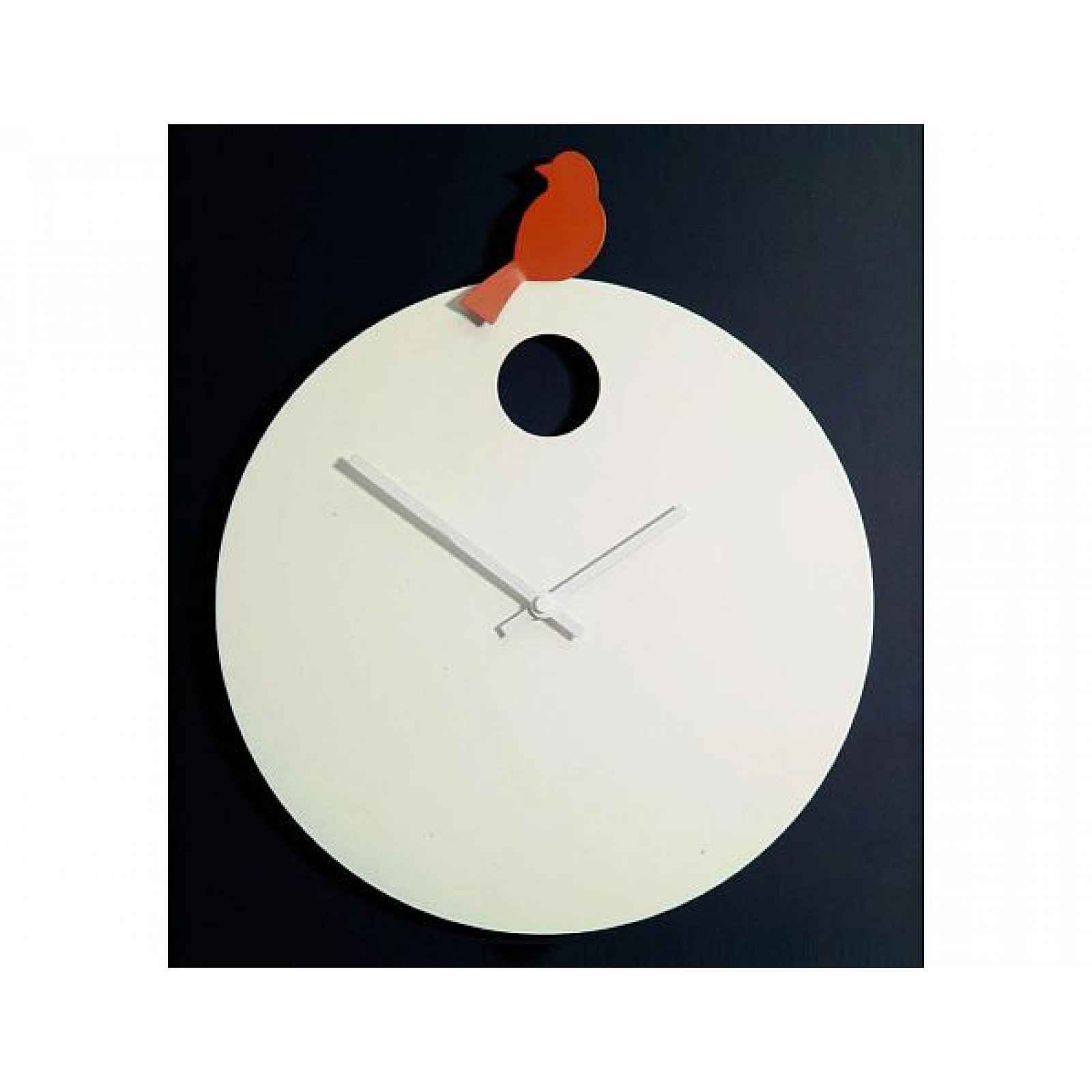 Designové nástěnné hodiny Diamantini&Domeniconi 394 orange Bird 40cm