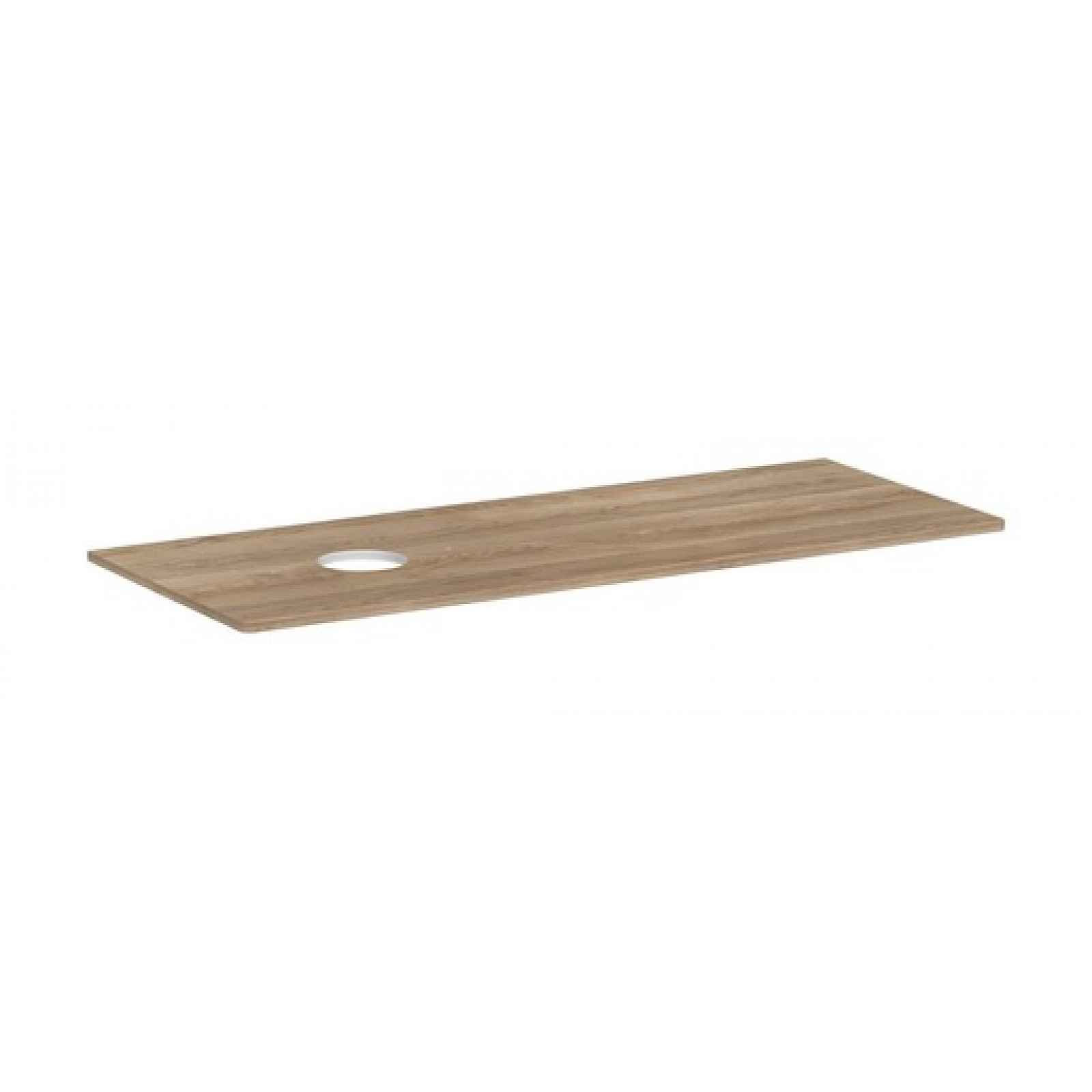 Deska pod umyvadlo Hansgrohe Xelu Q 136x1,6x55 cm přírodní dub 54116230