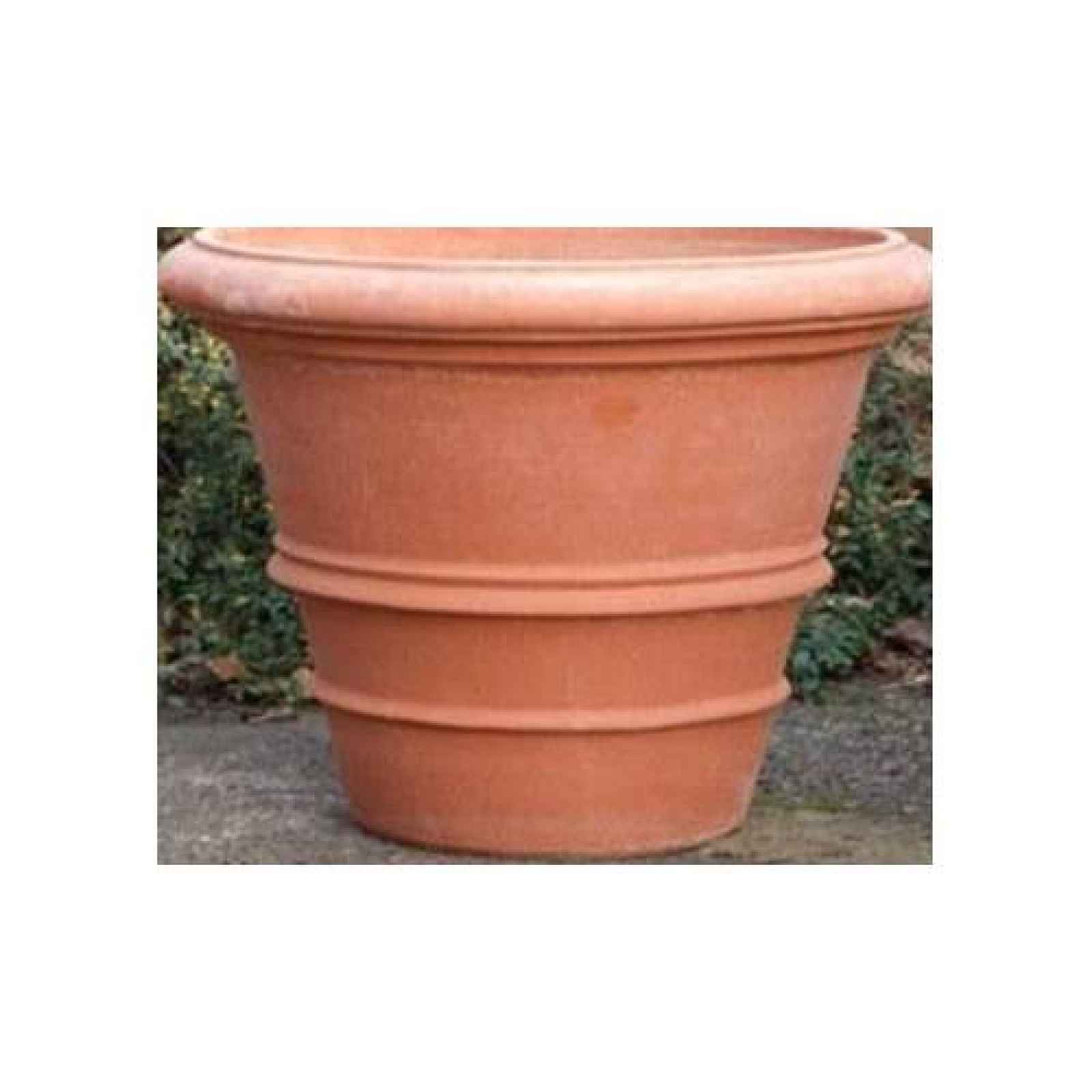 Květináč půlkulatý Vaso Muro Orlato keramika 20cm