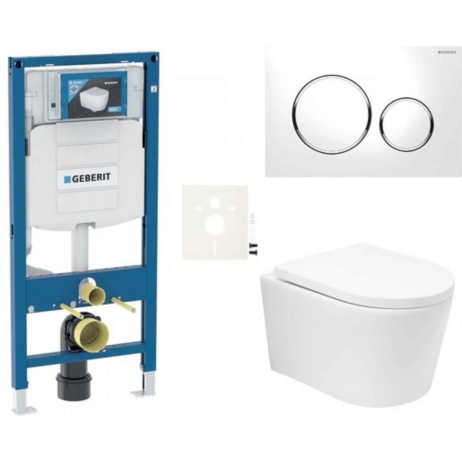 Závěsný wc set do lehkých stěn / předstěnová SAT BREVIS SIKOGESBRTORS20