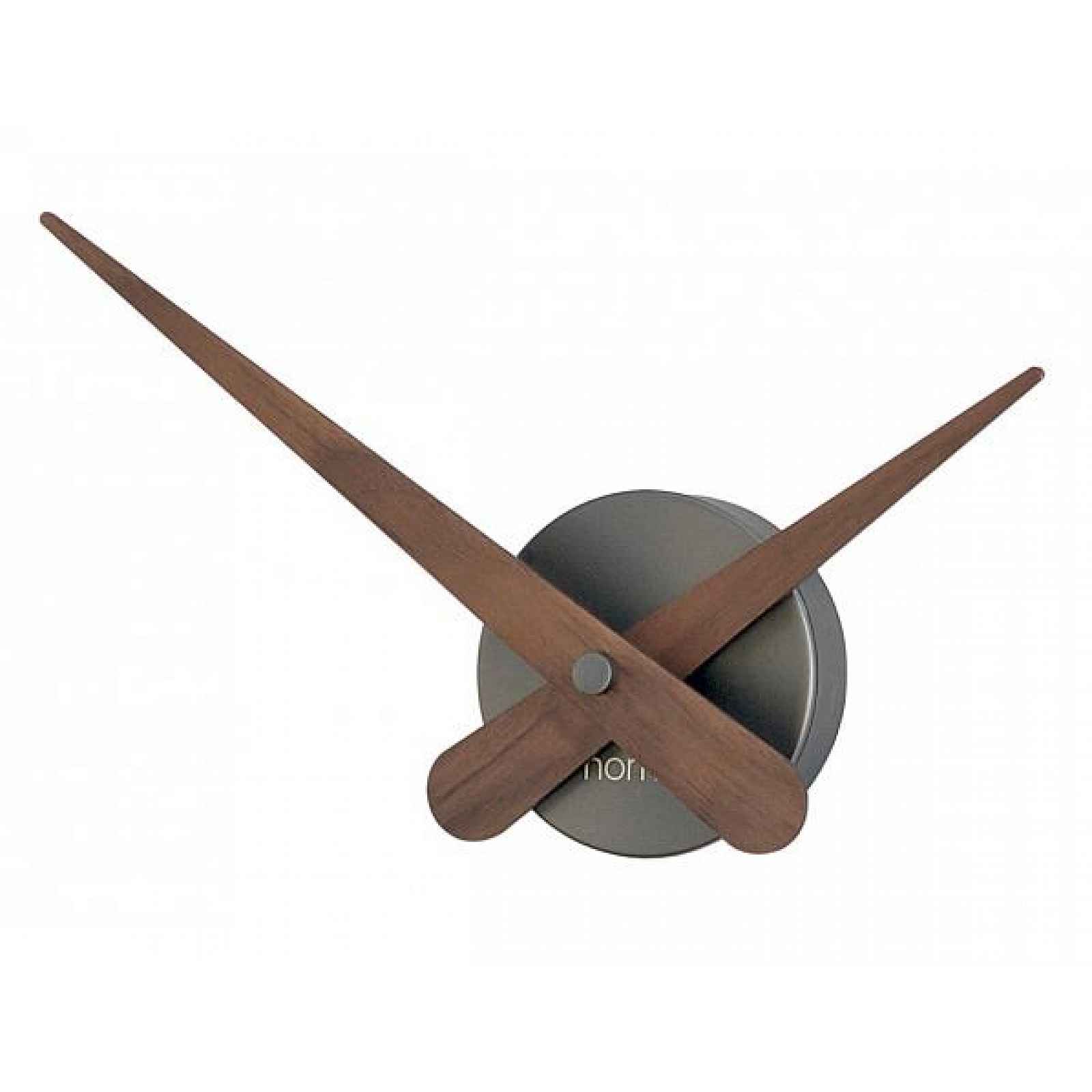 Designové nástěnné hodiny Nomon Axioma Graphite Walnut small 37cm