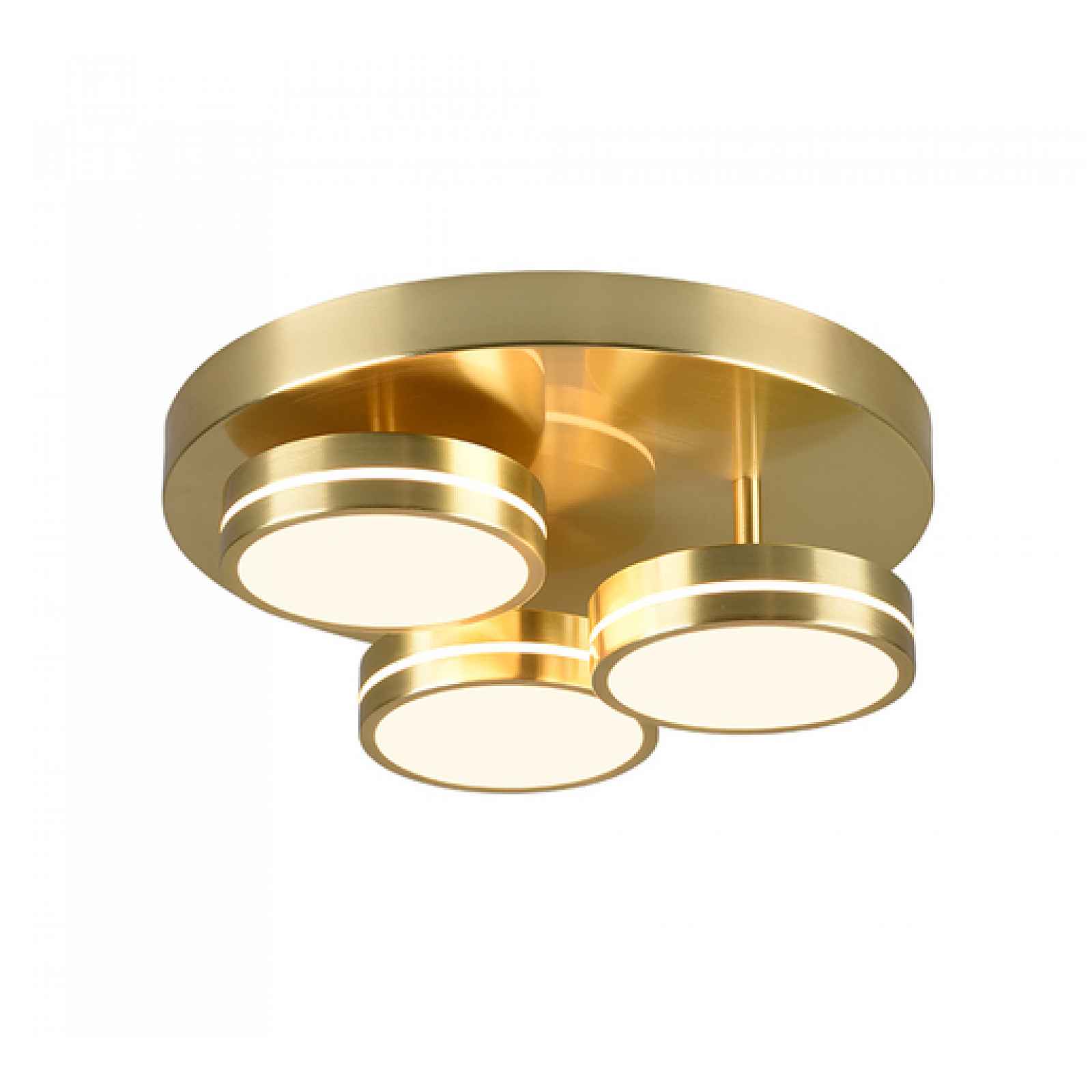 LED stropní osvětlení Trio Franklin mosaz 626510308