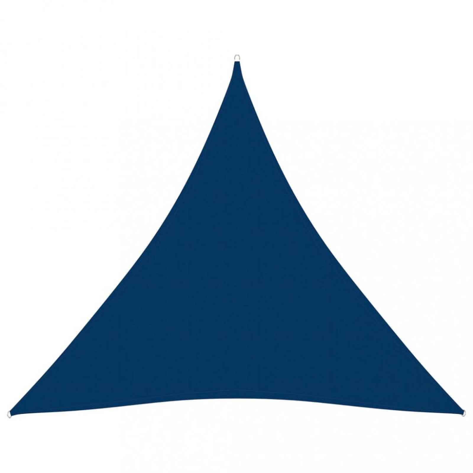 Plachta proti slunci oxfordská látka trojúhelník 3,6 x 3,6 x 3,6 m Modrá