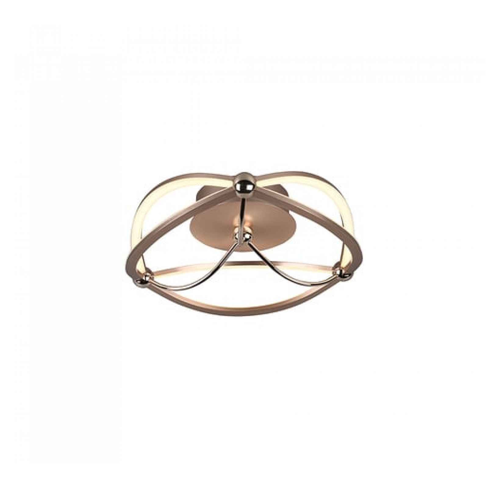 LED stropní osvětlení Trio Charivari mosaz 621210108