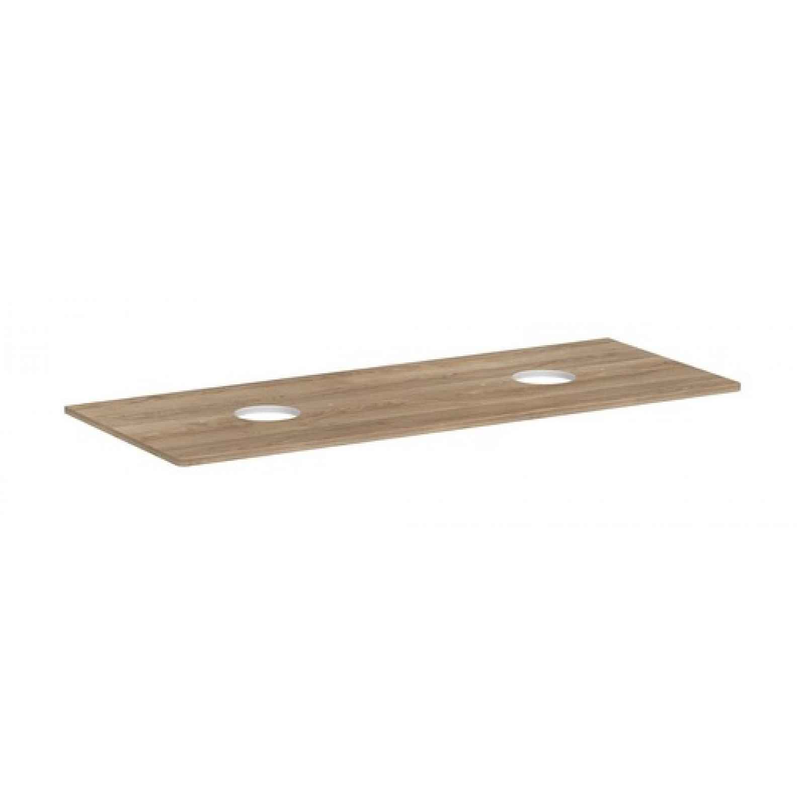 Deska pod umyvadlo Hansgrohe Xelu Q 136x1,6x55 cm přírodní dub 54118230