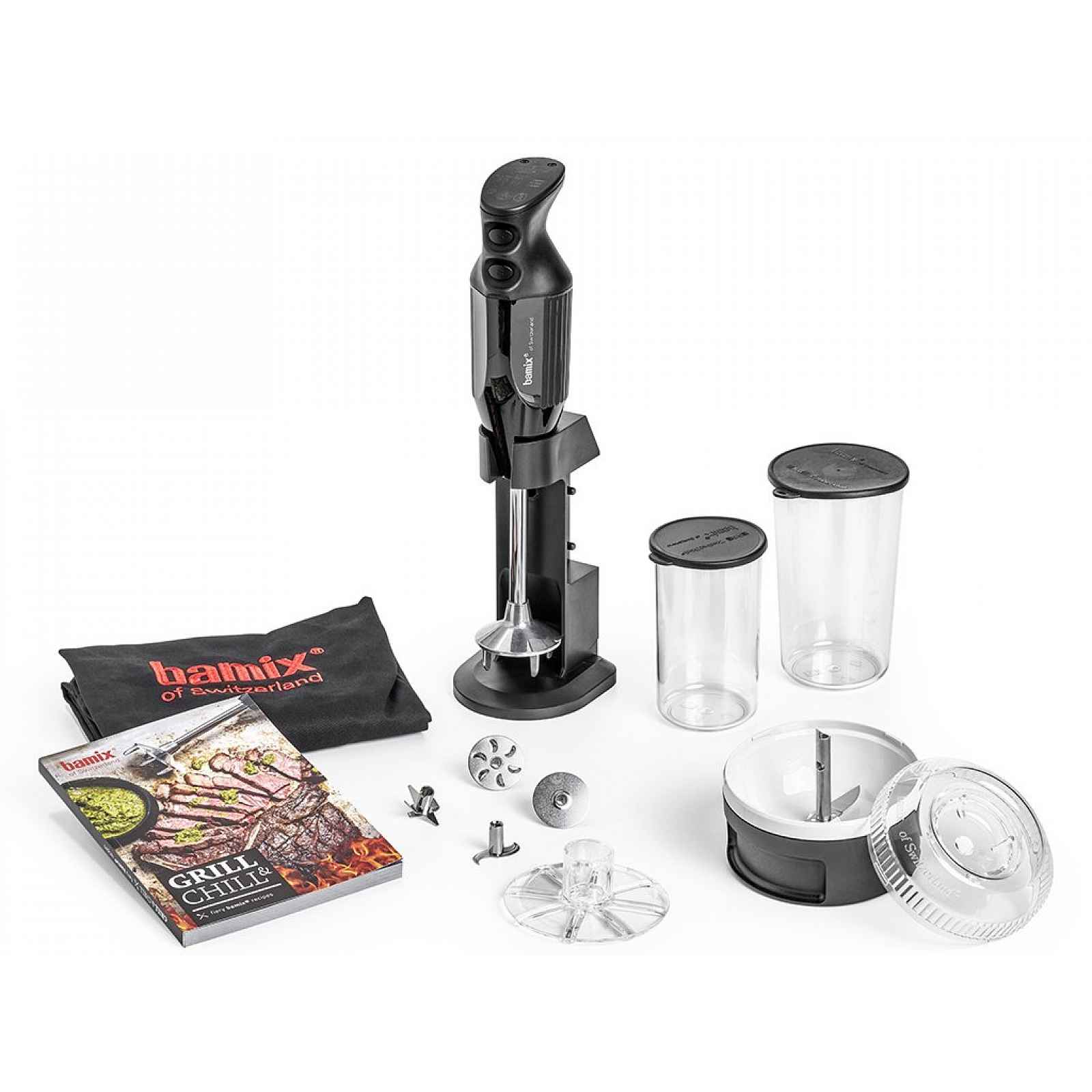 Bamix Ponorný tyčový mixér BBQ, 200 W, černý 1002.001