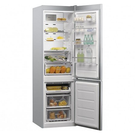 Kombinovaná lednice s mrazákem dole Whirlpool W9 931D IX A+++