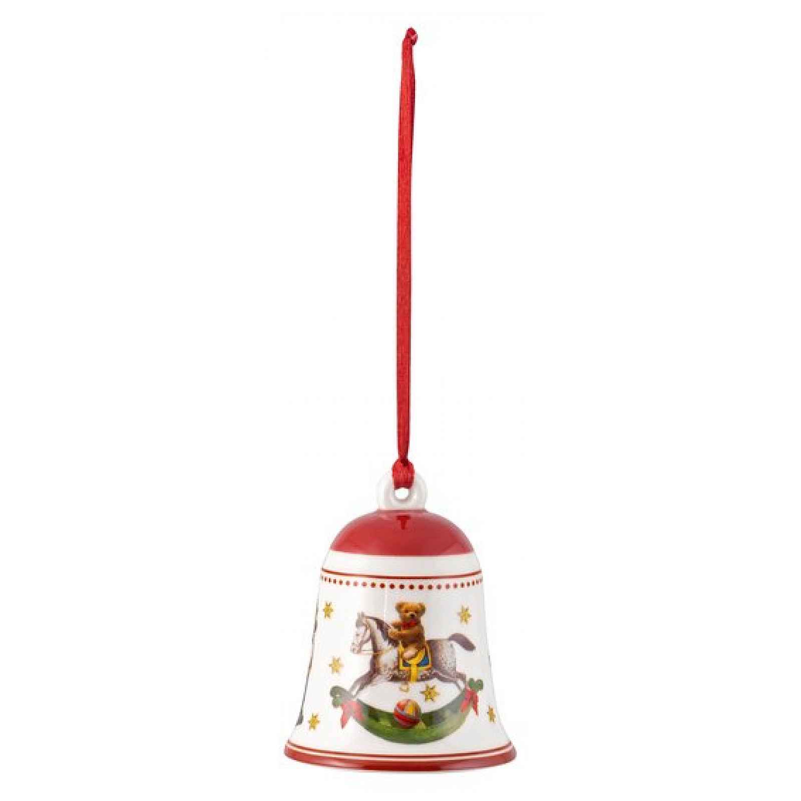 Villeroy & Boch My Christmas Tree ozdoba zvoneček, červený
