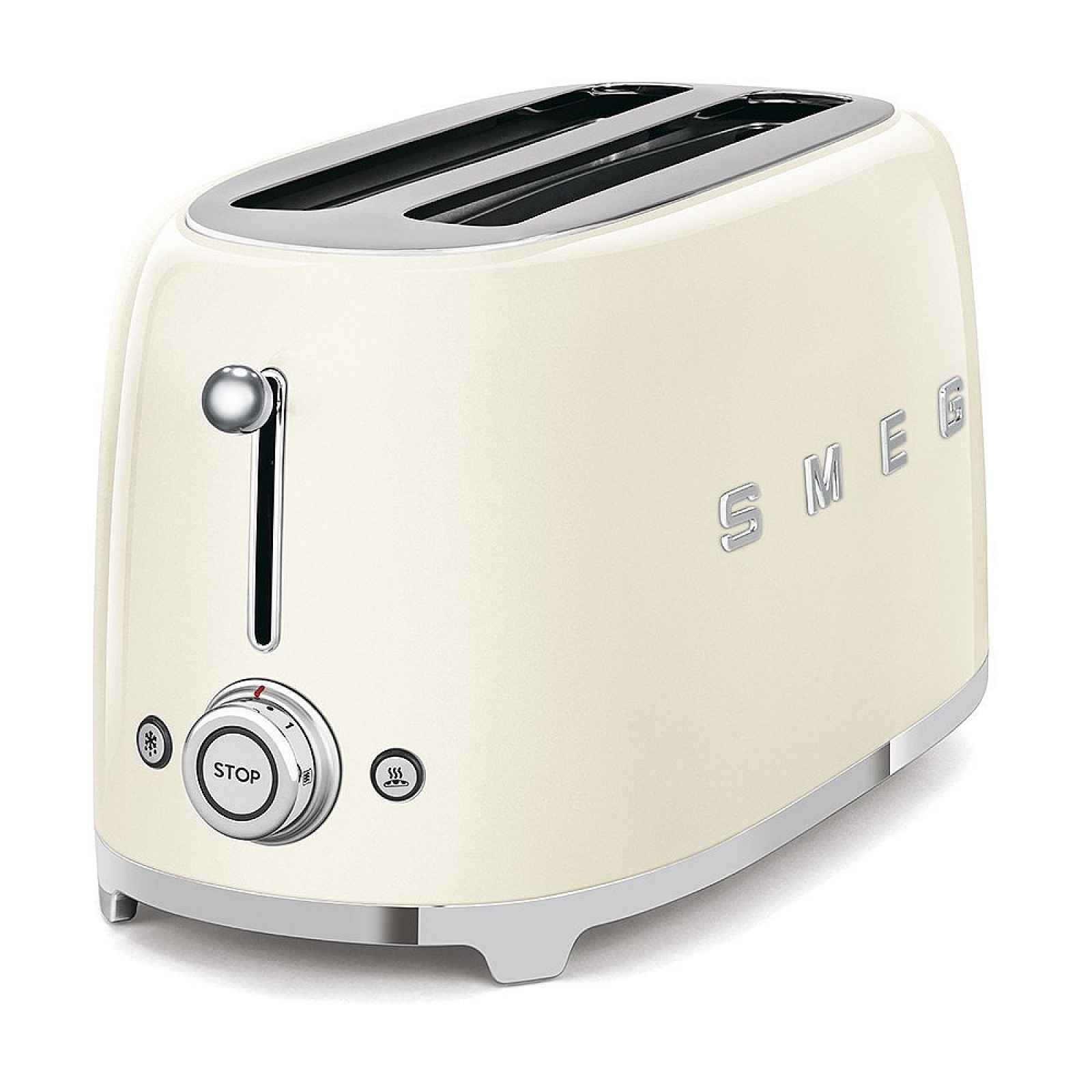 Smeg Toustovač 50´s Retro Style, 4x2, krémový TSF02CREU