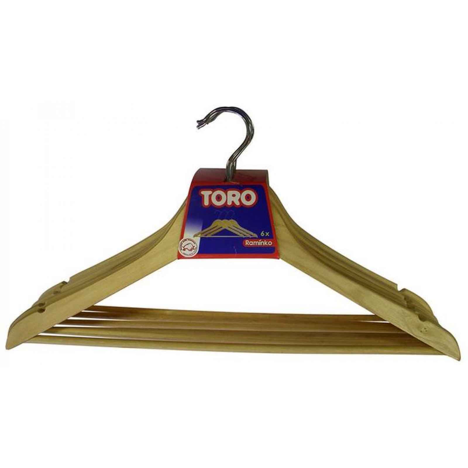 TORO 360431 Ramínko na šaty set 6 ks, 44,5 x 23 x 1 cm