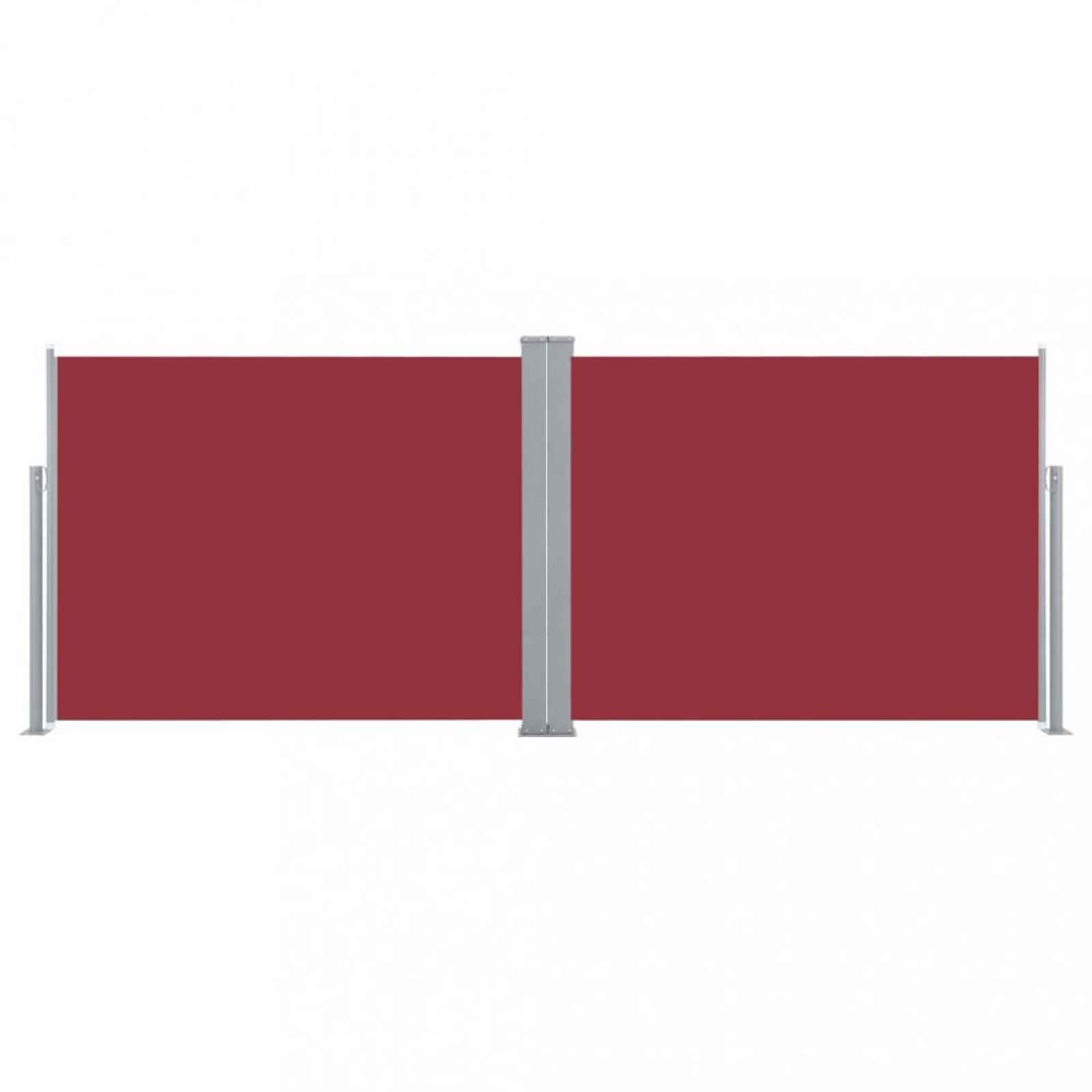 Zatahovací boční markýza 120x600 cm Dekorhome Červená