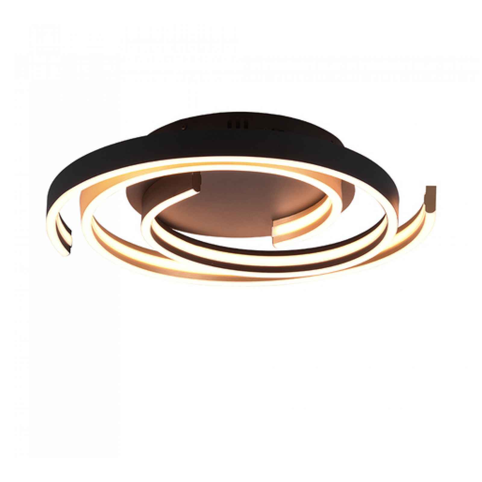 LED stropní osvětlení Trio Caya mosaz 641910208