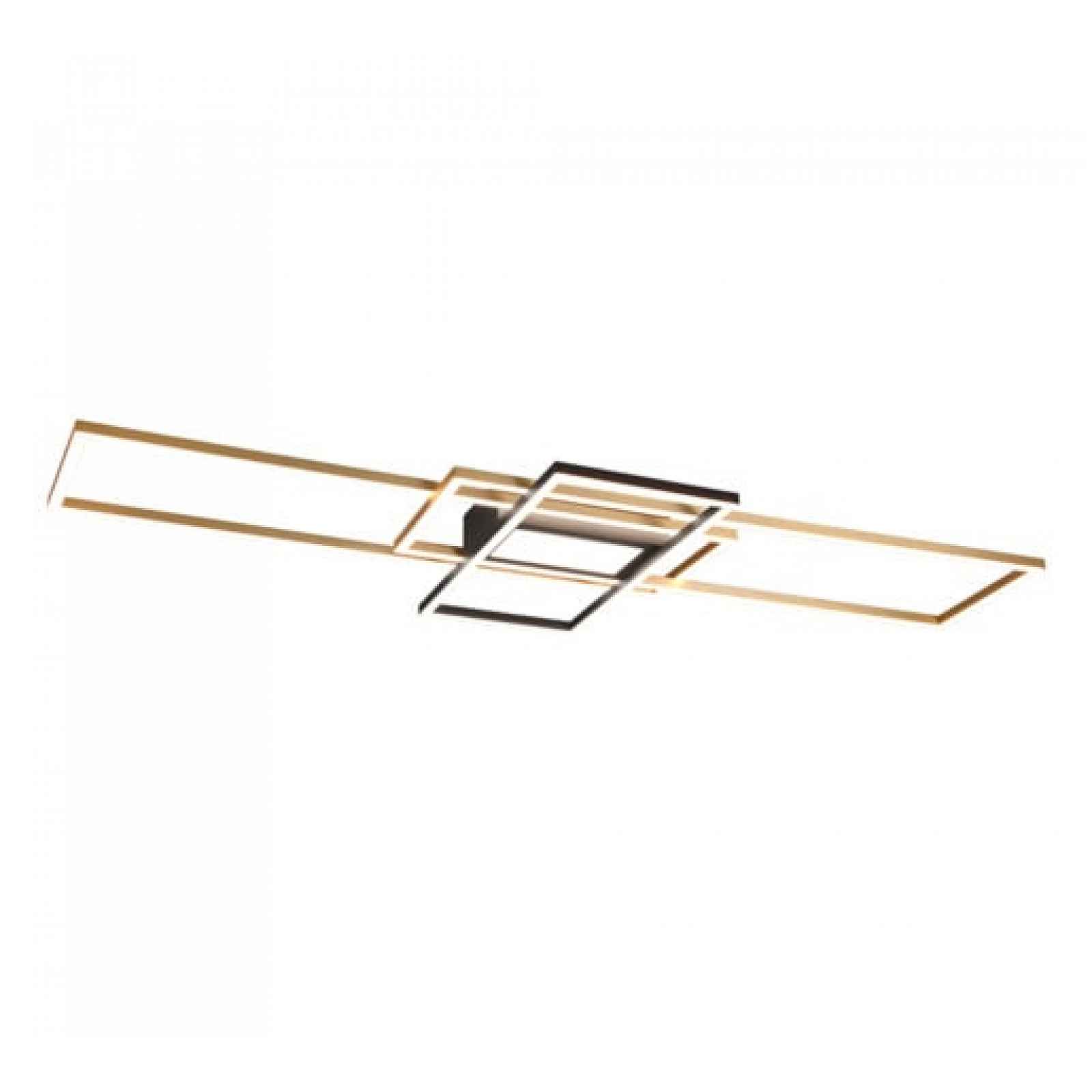 LED stropní osvětlení Trio Irvine mosaz 620010408