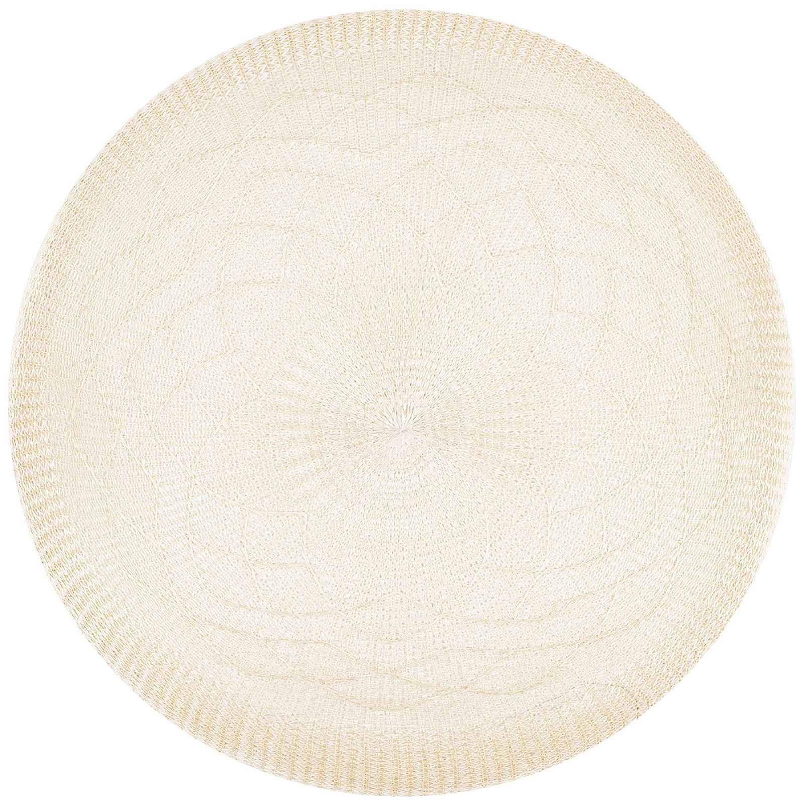 Prostírání plastové Mandala krémová, 38 cm