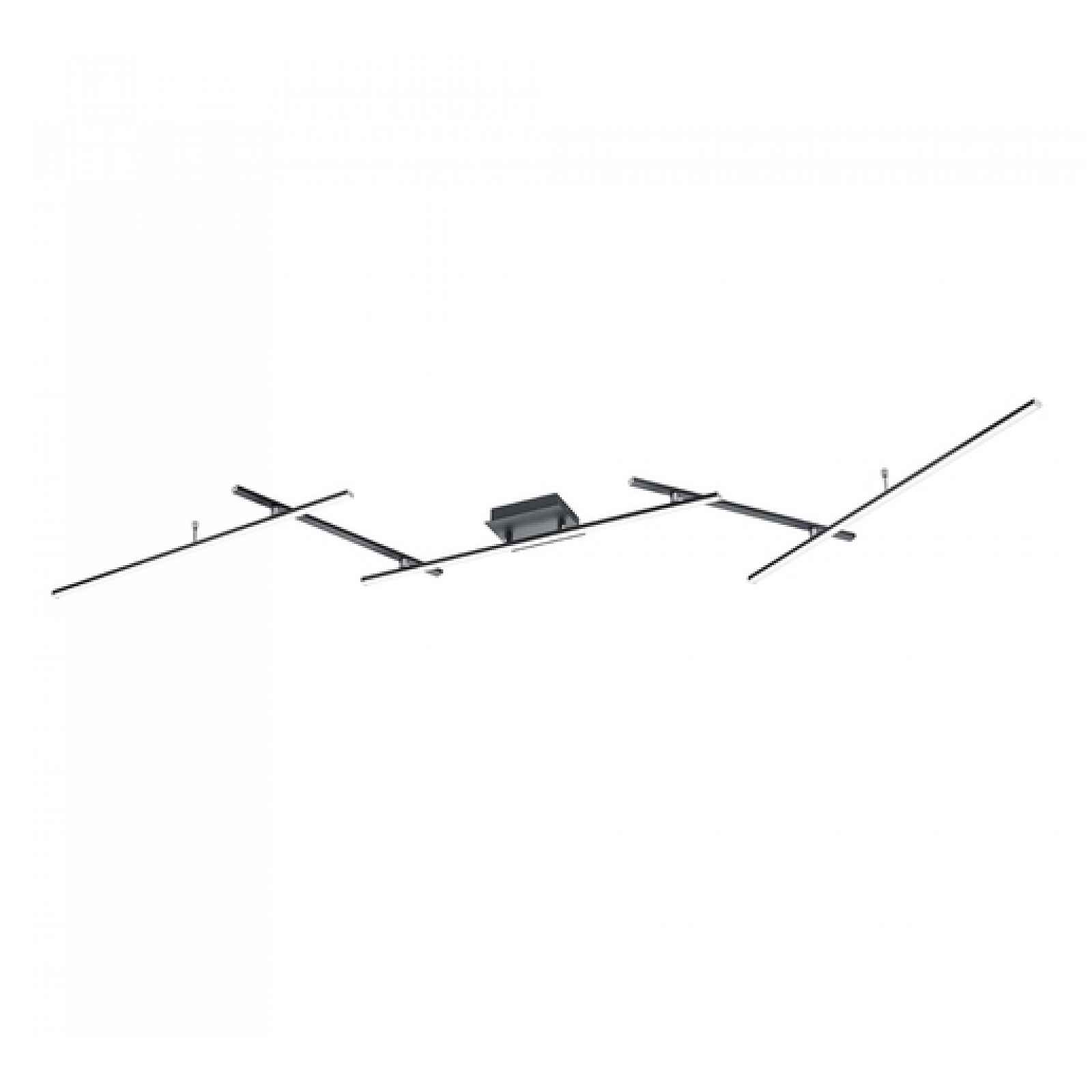 LED stropní osvětlení Trio Arvin černá 628410532