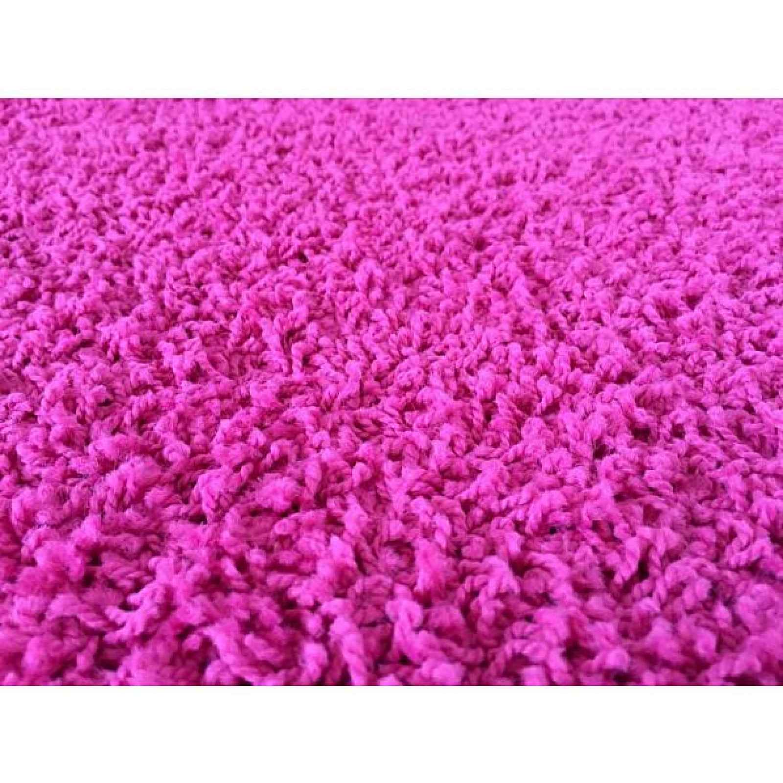 Kusový koberec Color Shaggy růžový 80 x 150 cm