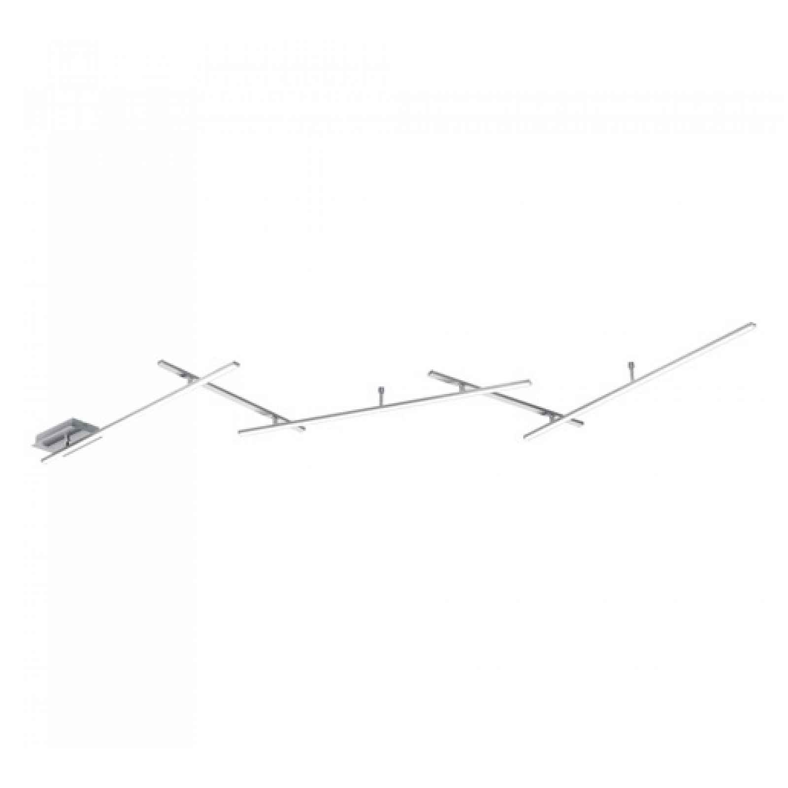 LED stropní osvětlení Trio Indira nikl 674610507