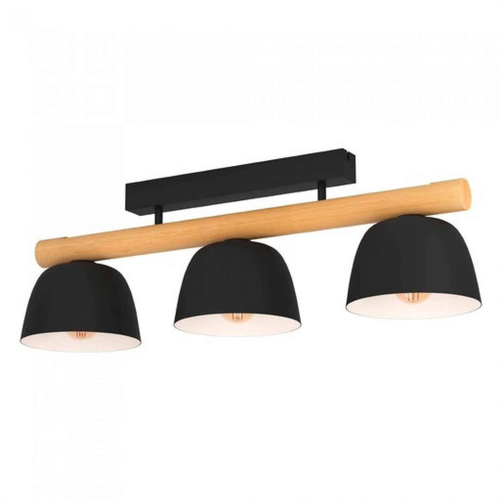 Stropní osvětlení Eglo SHERBURN černá 43738