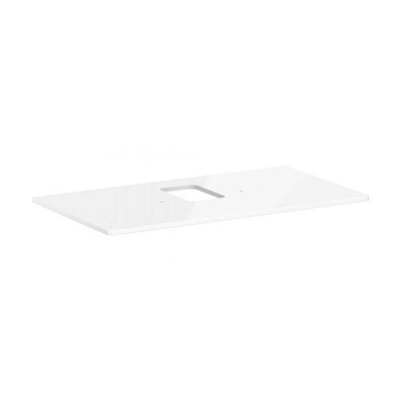 Deska pod umyvadlo Hansgrohe Xelu Q 98x1,6x55 cm bílá lesklá 54121050