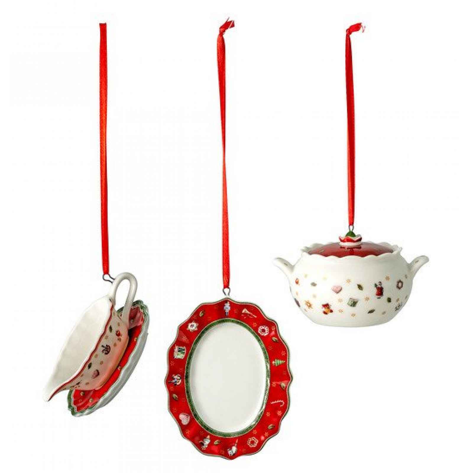 Villeroy & Boch Toy´s Delight Decoration vánoční závěsná dekorace, servis IV, 3 ks