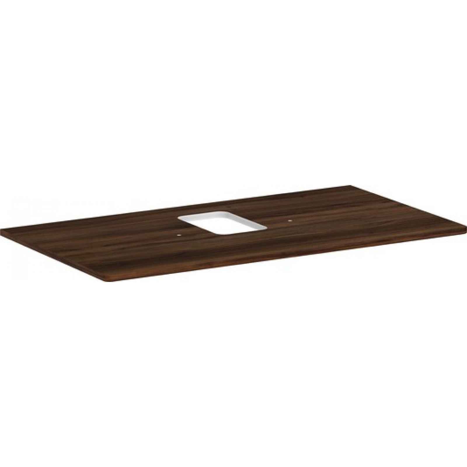 Deska pod umyvadlo Hansgrohe Xelu Q 98x1,6x55 cm tmavý ořech 54121630