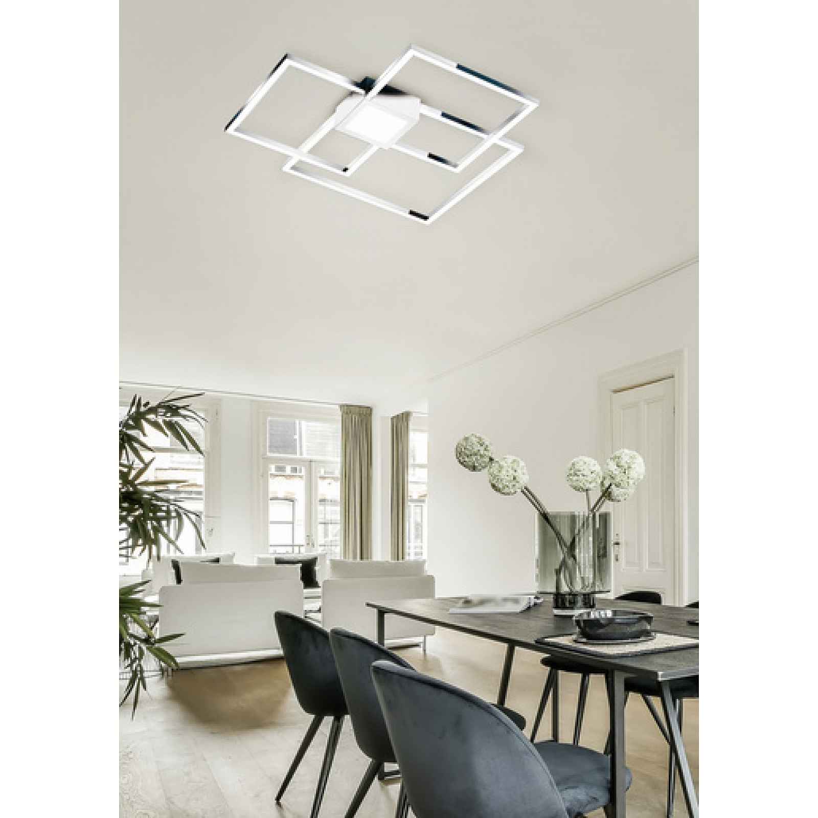 LED stropní osvětlení Trio Hydra chrom 676240406