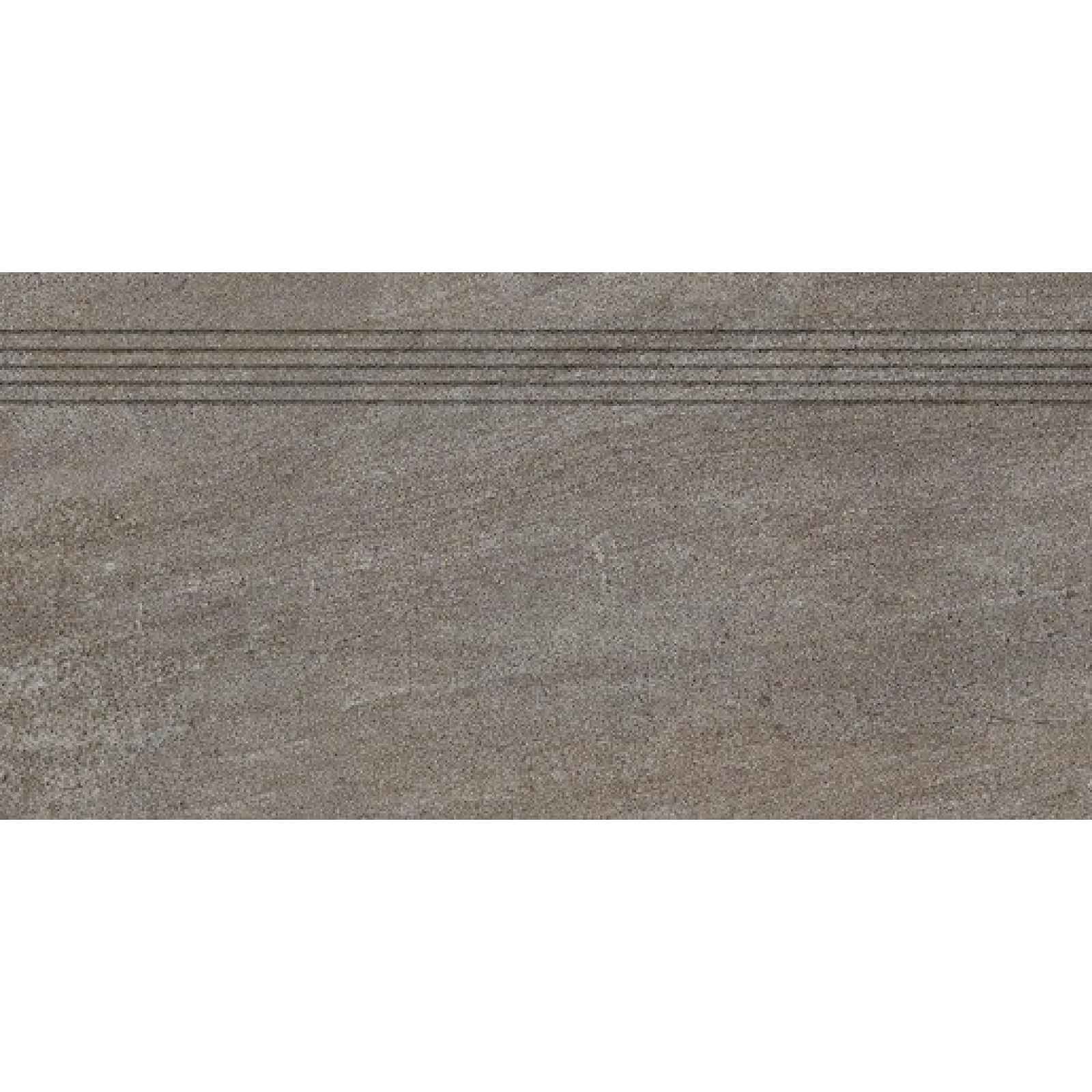 Schodovka Rako Quarzit hnědá 30x60 cm mat DCPSE736.1