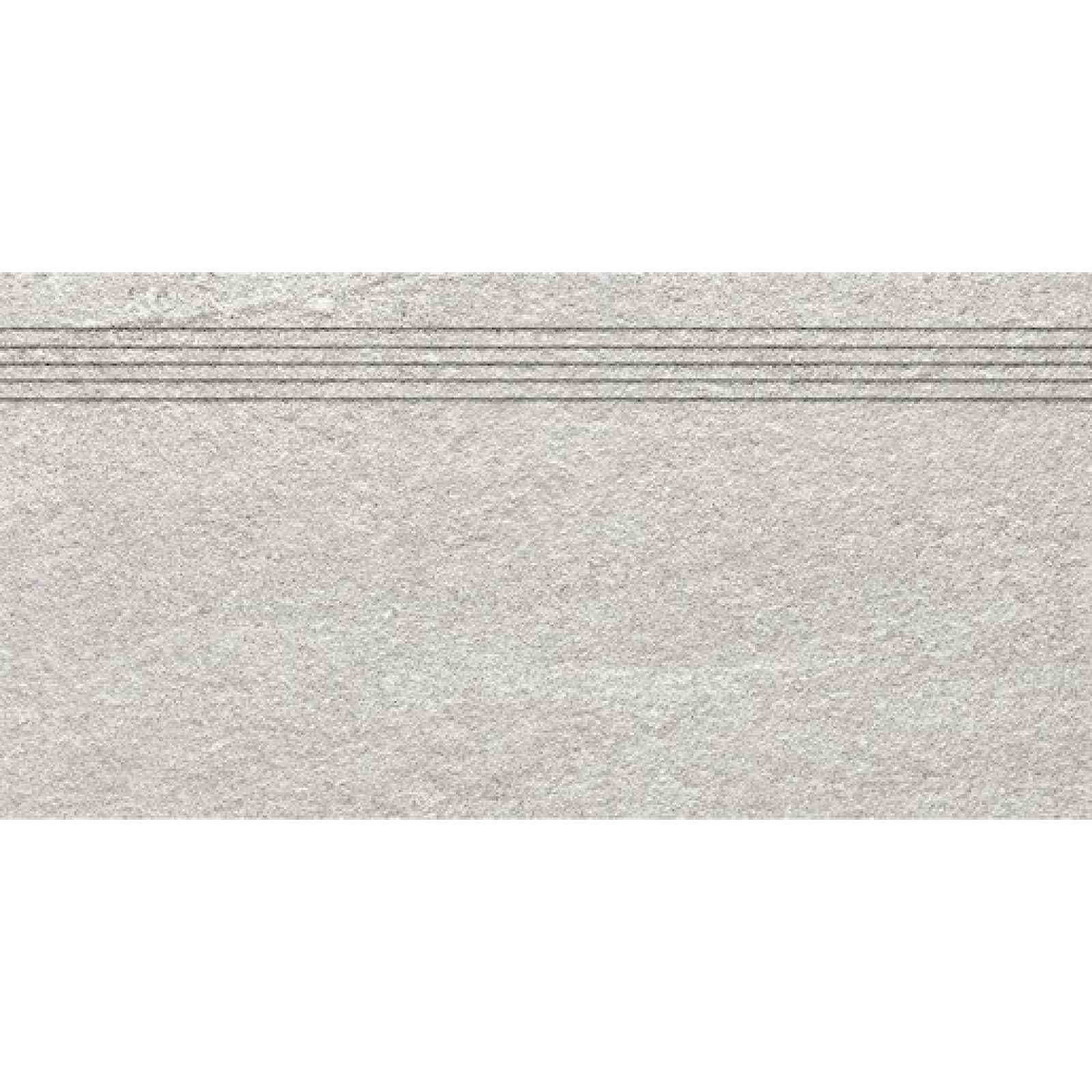 Schodovka Rako Quarzit šedá 30x60 cm mat DCVSE737.1