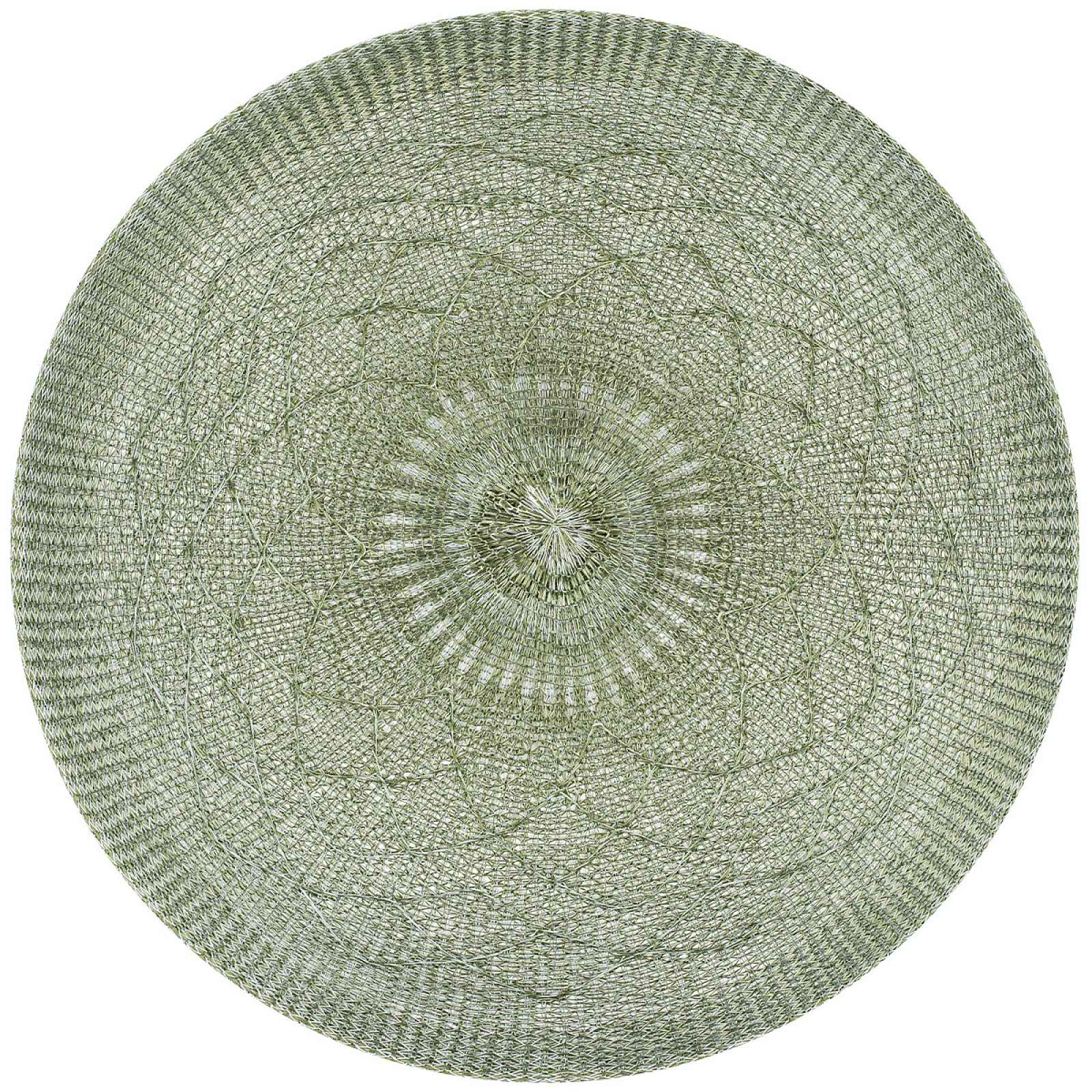 Prostírání plastové Mandala světle šedá, 38 cm