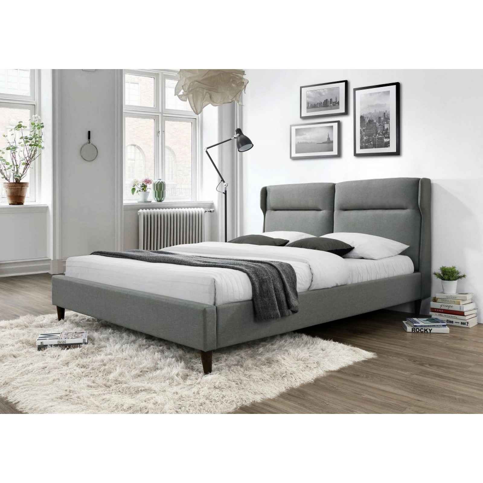 Moderní čalouněná postel Sanco, 160x200cm HELCEL