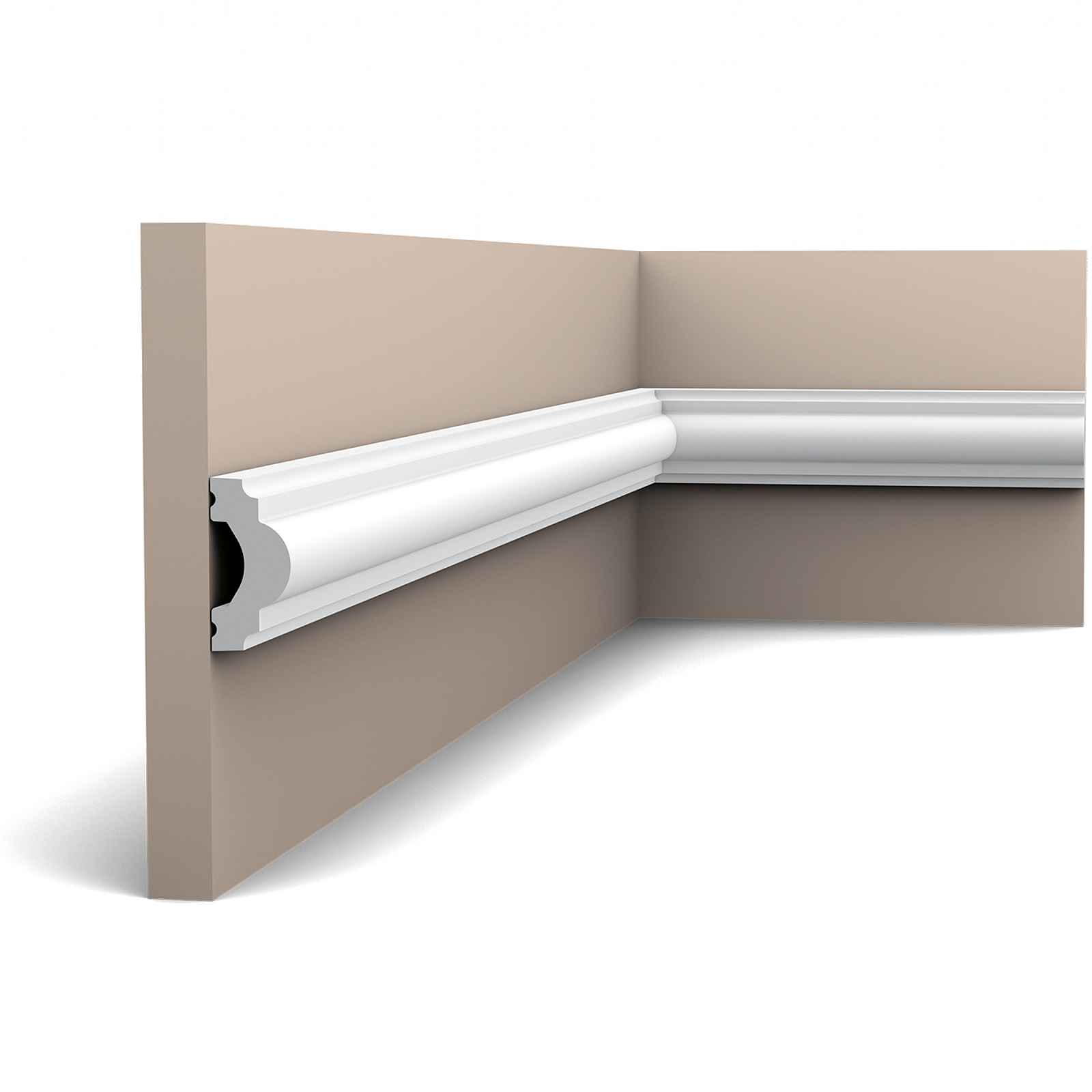 ORAC lemovací lišta PX120 2 m, 2000x40x19 mm, bílá, ORAC Decor