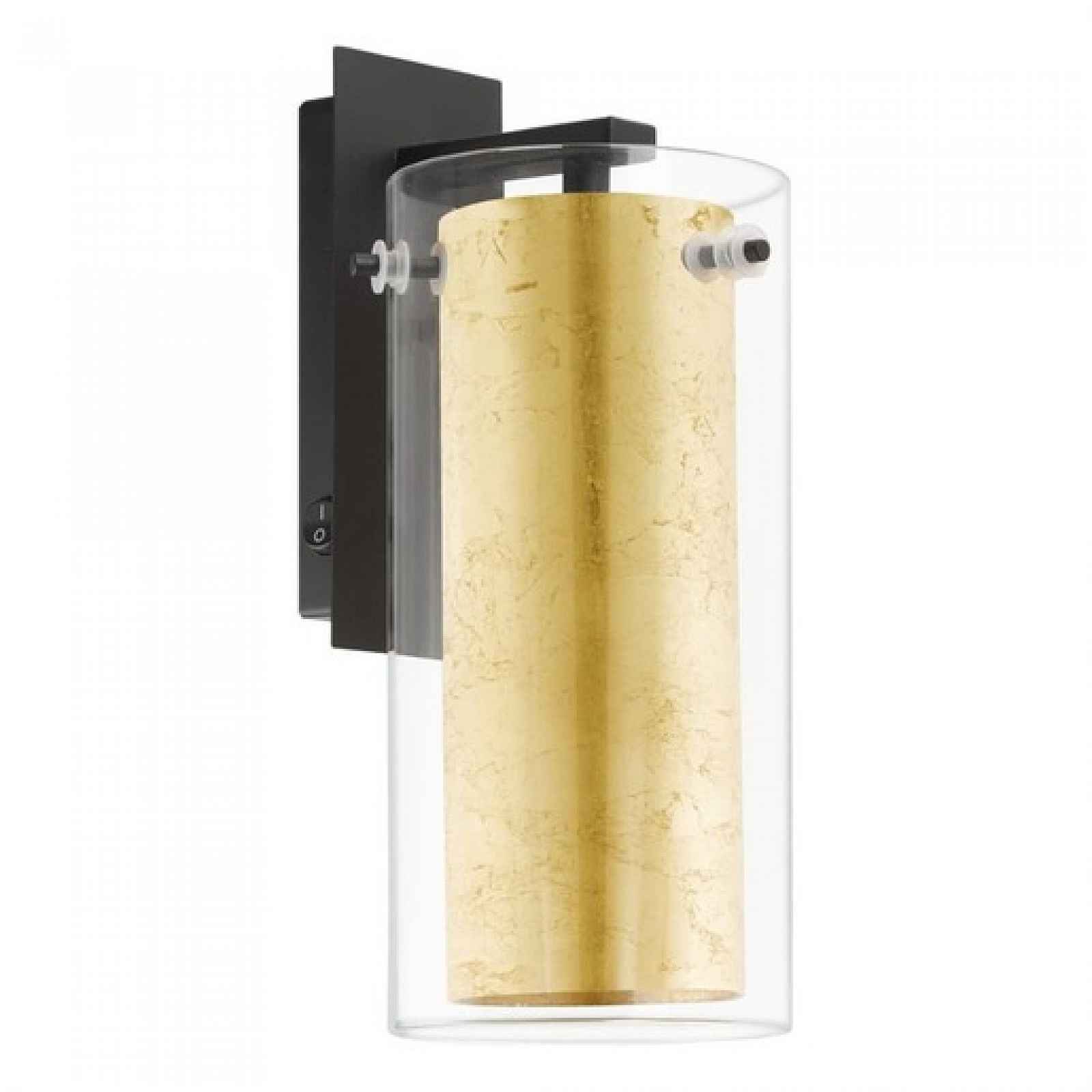 Nástěnná lampa Eglo PINTO GOLD černá 97839