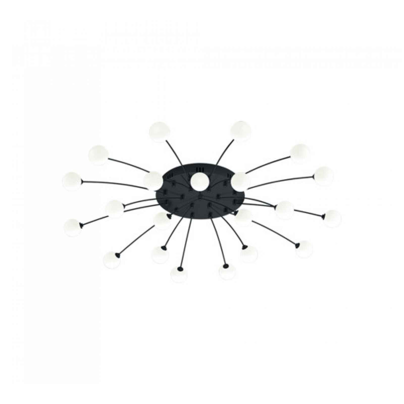 LED stropní osvětlení Trio Bullet černá 641412132
