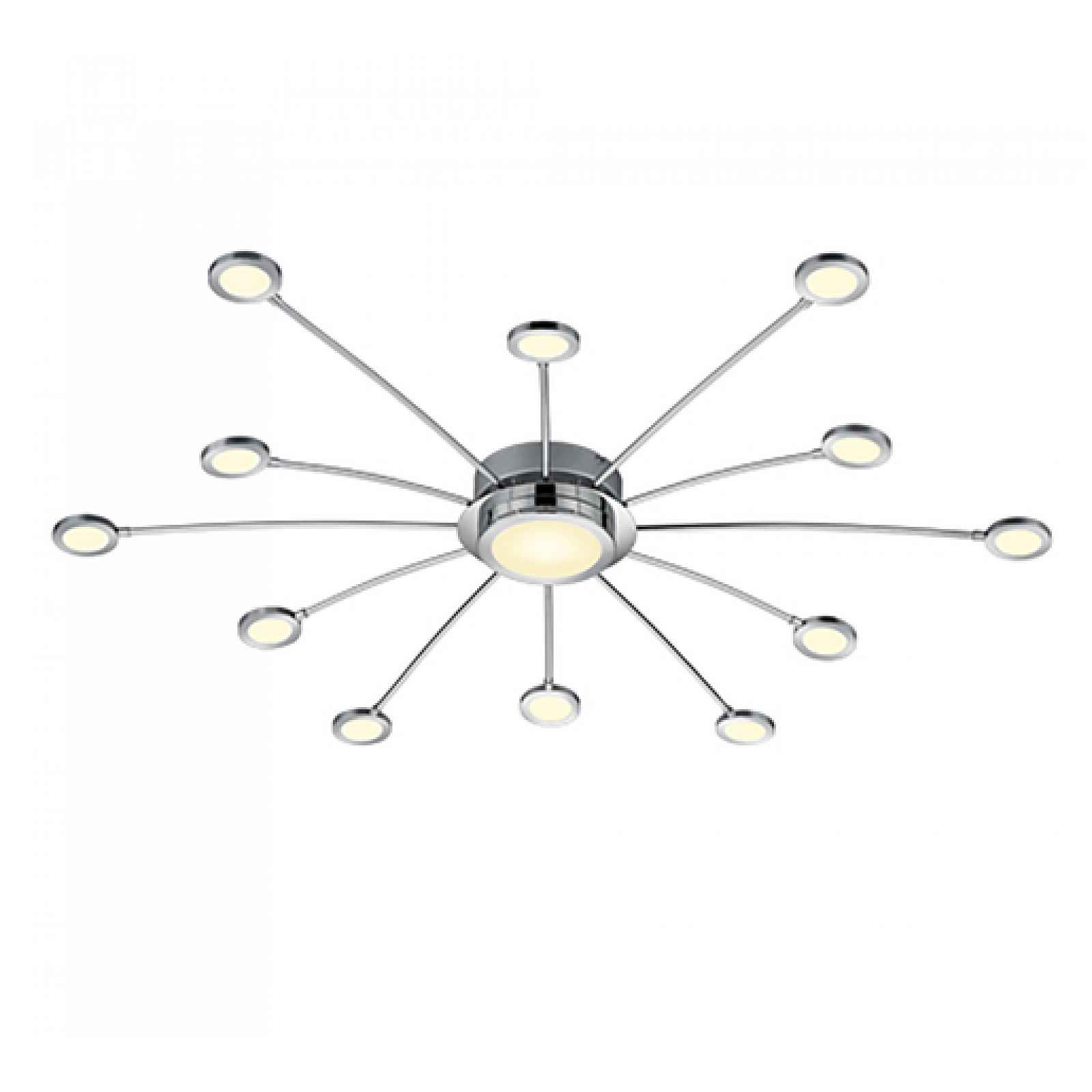 LED stropní osvětlení Trio Bodrum chrom 673311306