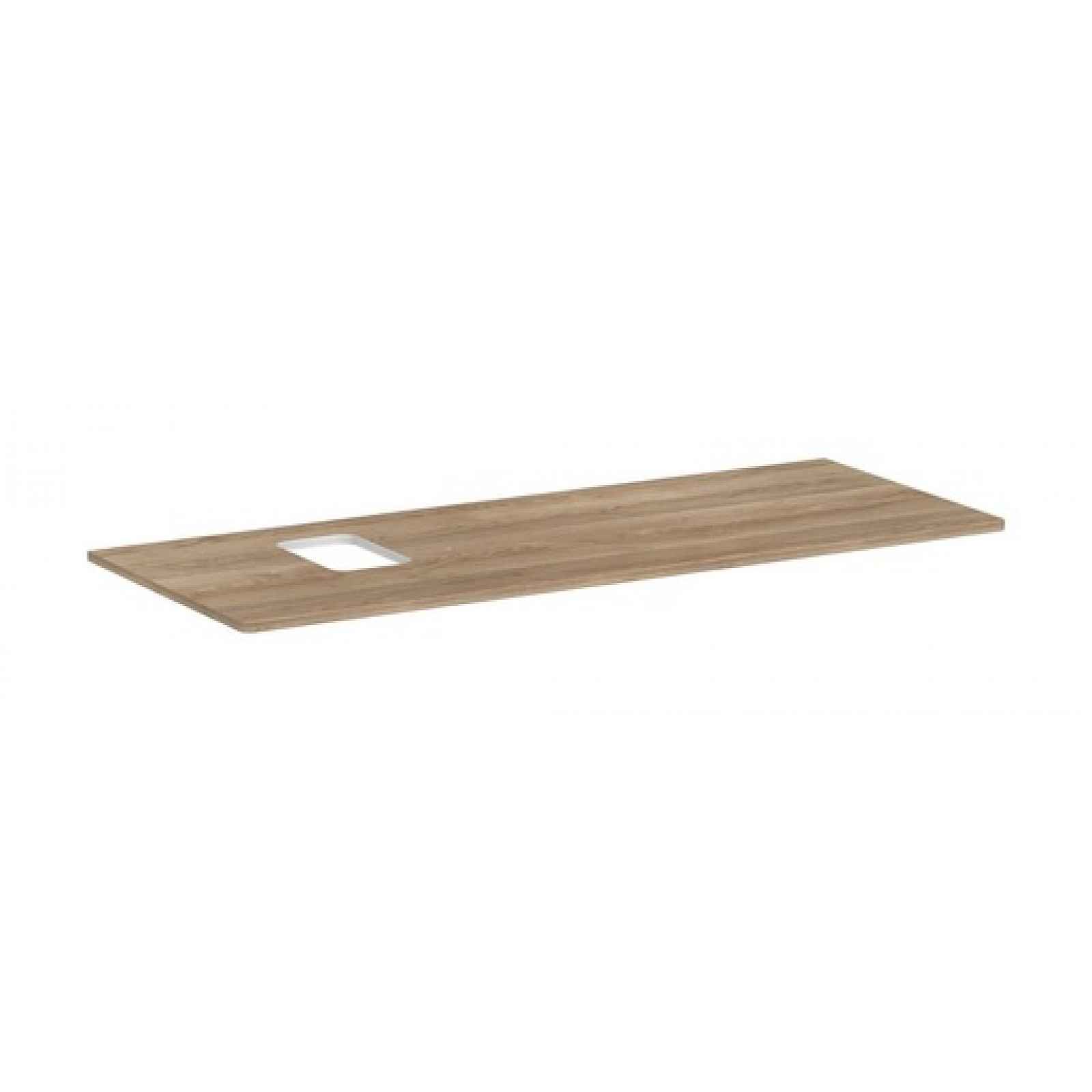 Deska pod umyvadlo Hansgrohe Xelu Q 136x1,6x55 cm přírodní dub 54123230