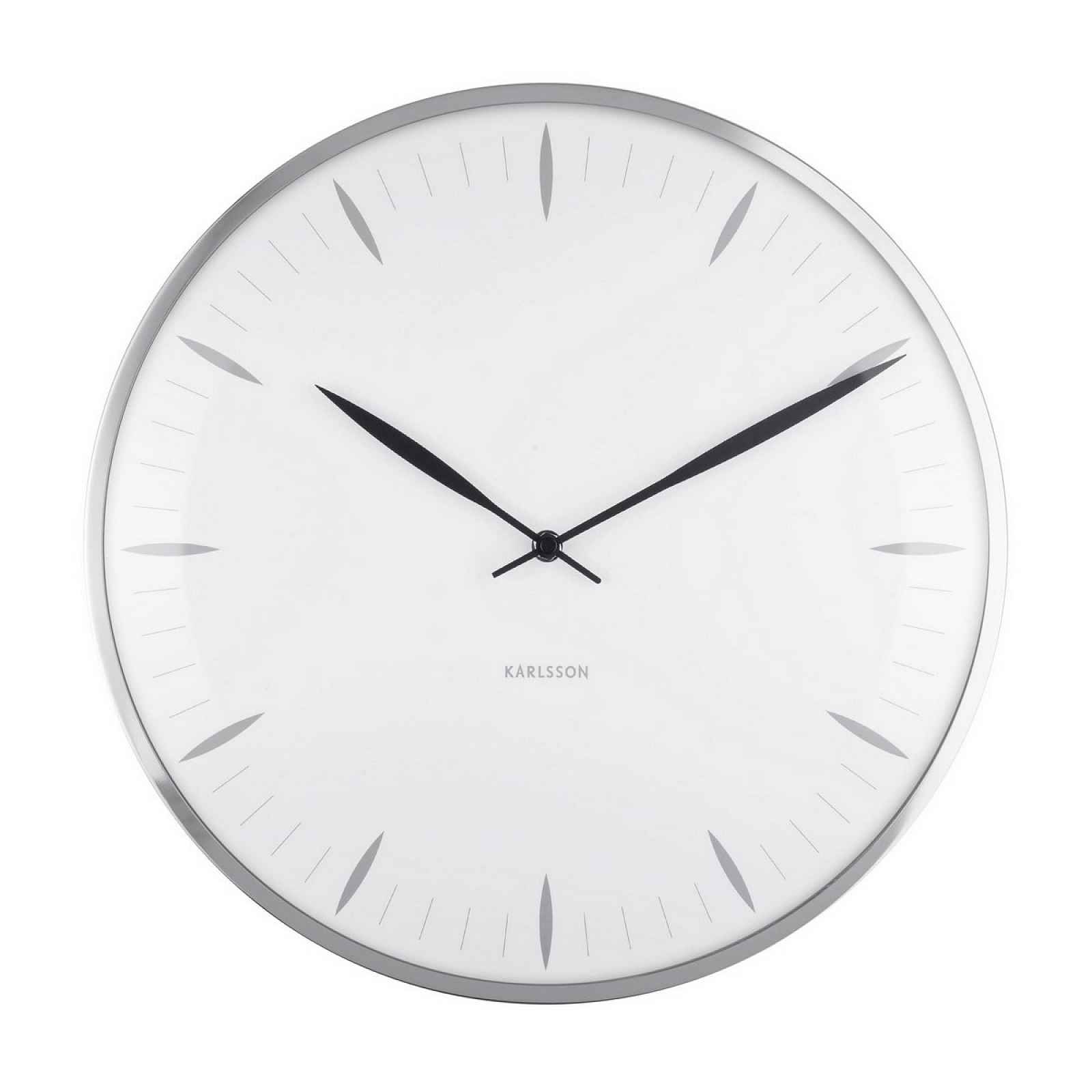 Designové nástěnné hodiny 5761WH Karlsson 40cm