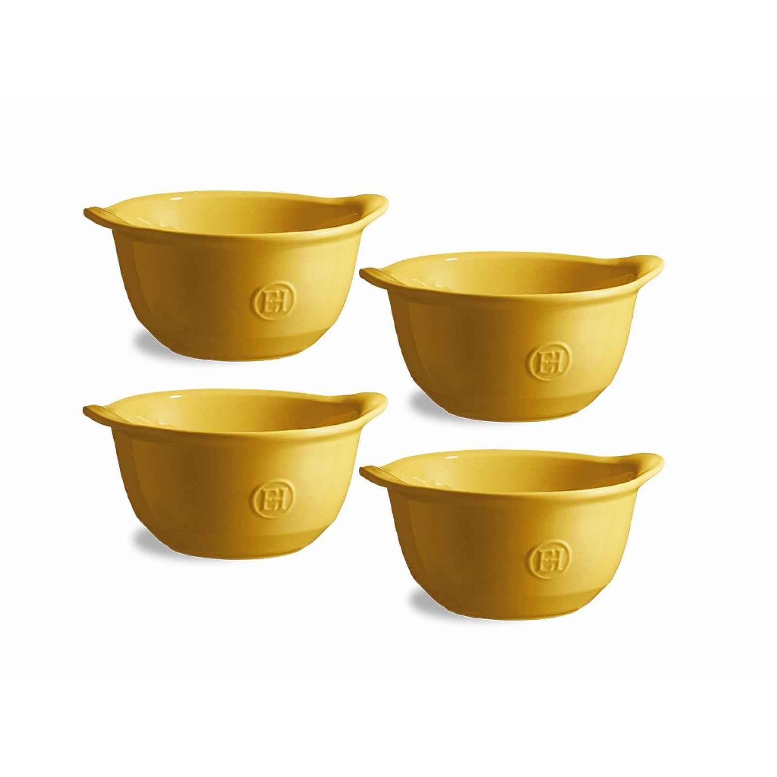 Akční set 3 + 1 zdarma miska na polévku, zapékací, žlutá Provence, 0,55 l