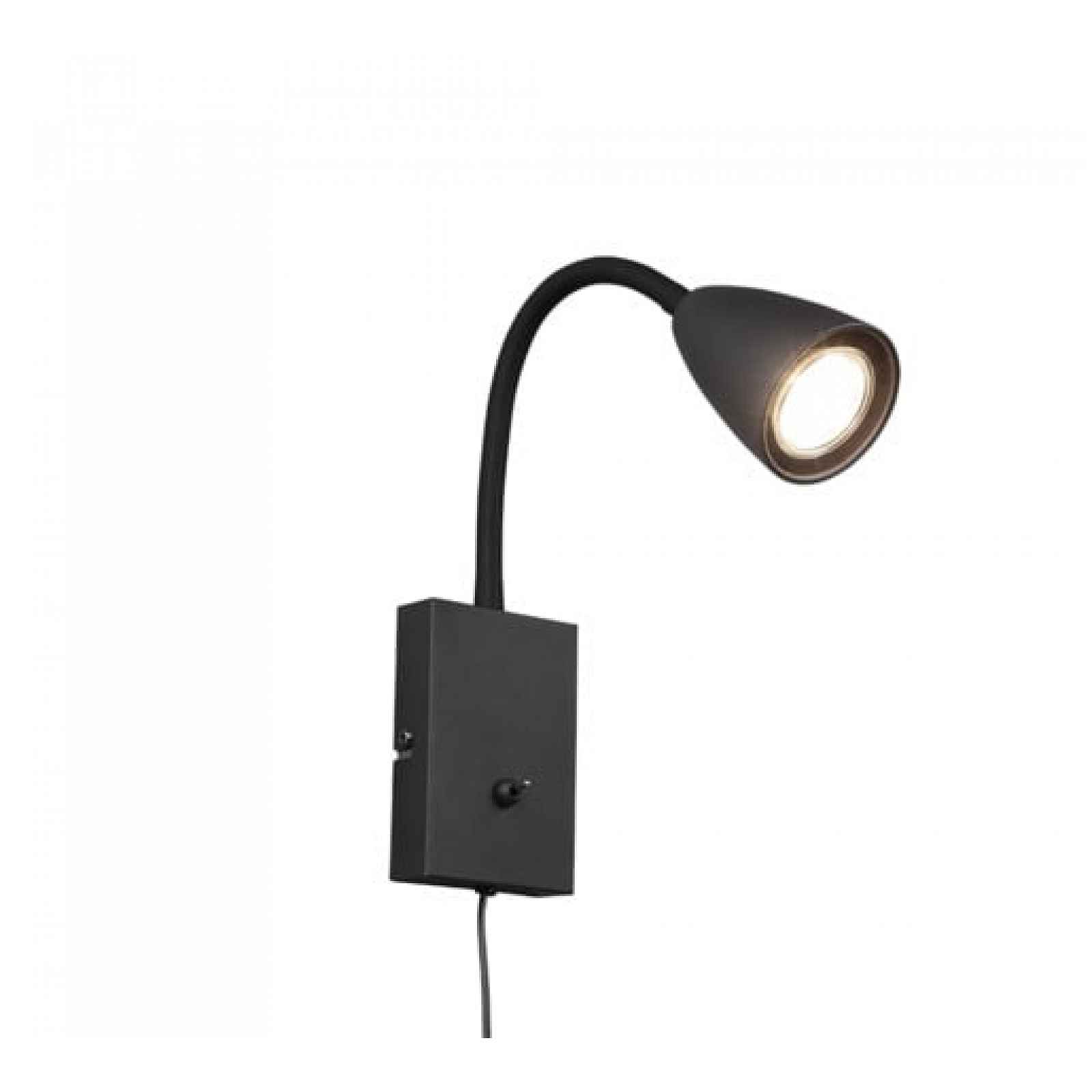 Nástěnná lampa Trio Wanda černá 202670132