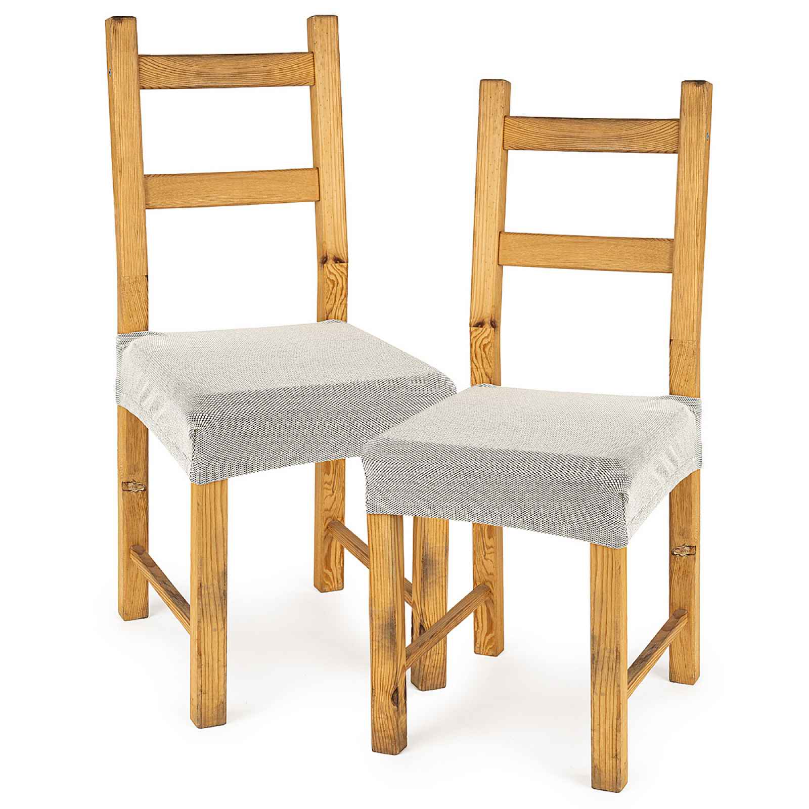 4Home Multielastický potah na sedák na židli Comfort smetanová, 40 - 50 cm, sada 2 ks