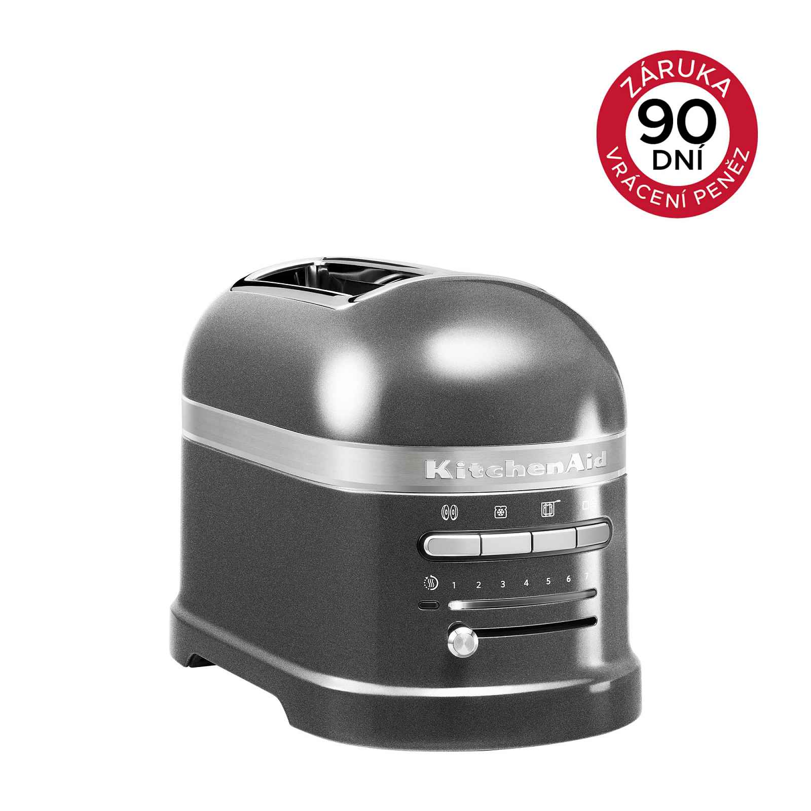 KitchenAid Toaster Artisan KMT2204, stříbřitě šedá 5KMT2204EMS