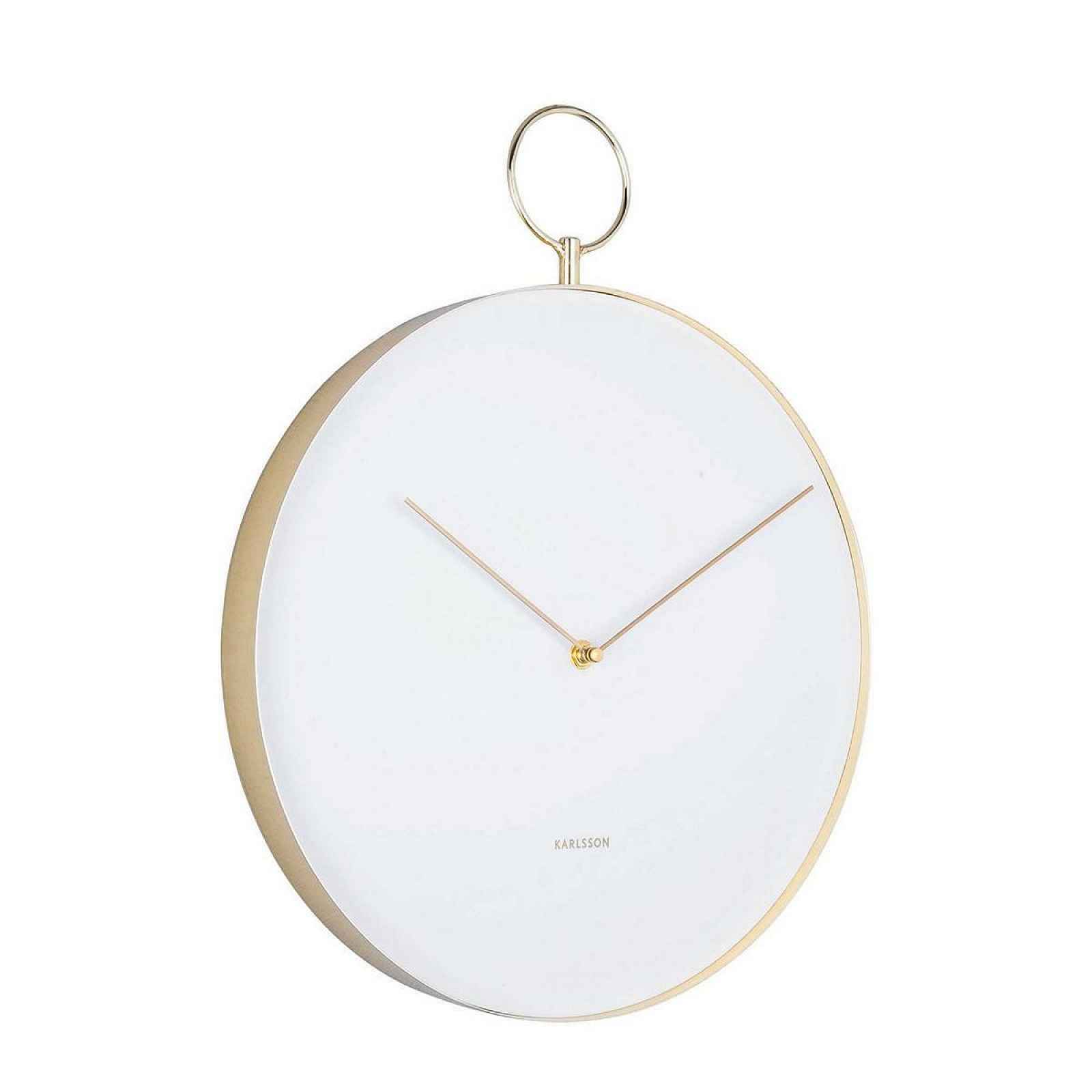 Designové nástěnné hodiny 5765WH Karlsson 34cm