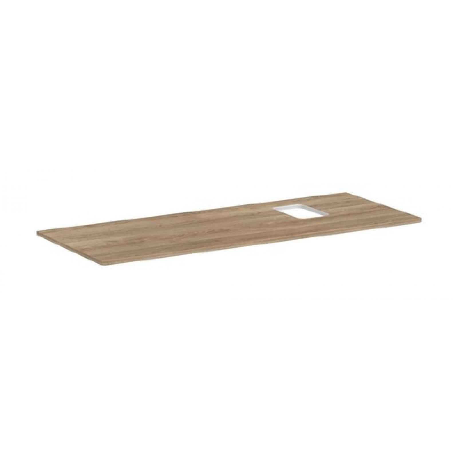 Deska pod umyvadlo Hansgrohe Xelu Q 136x1,6x55 cm přírodní dub 54124230