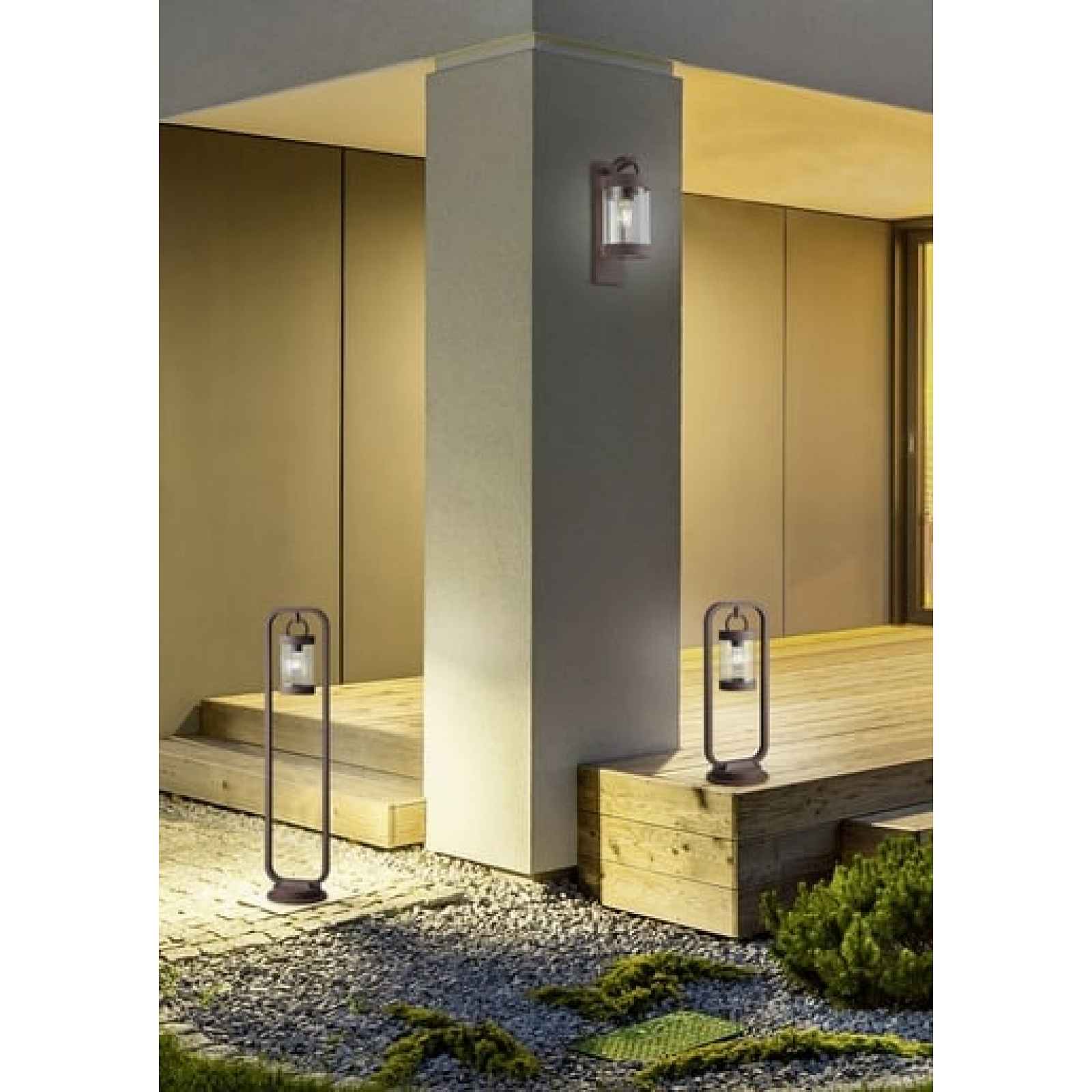 Nástěnná lampa Trio Sambesi rusty 204160124