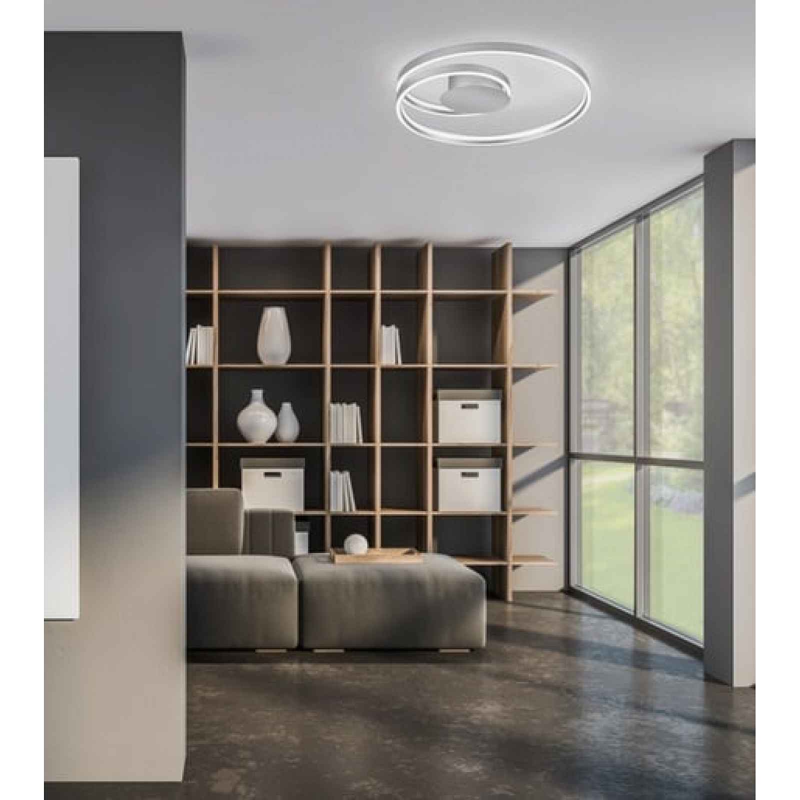 LED stropní osvětlení Cinque Ciola nikl 677210107