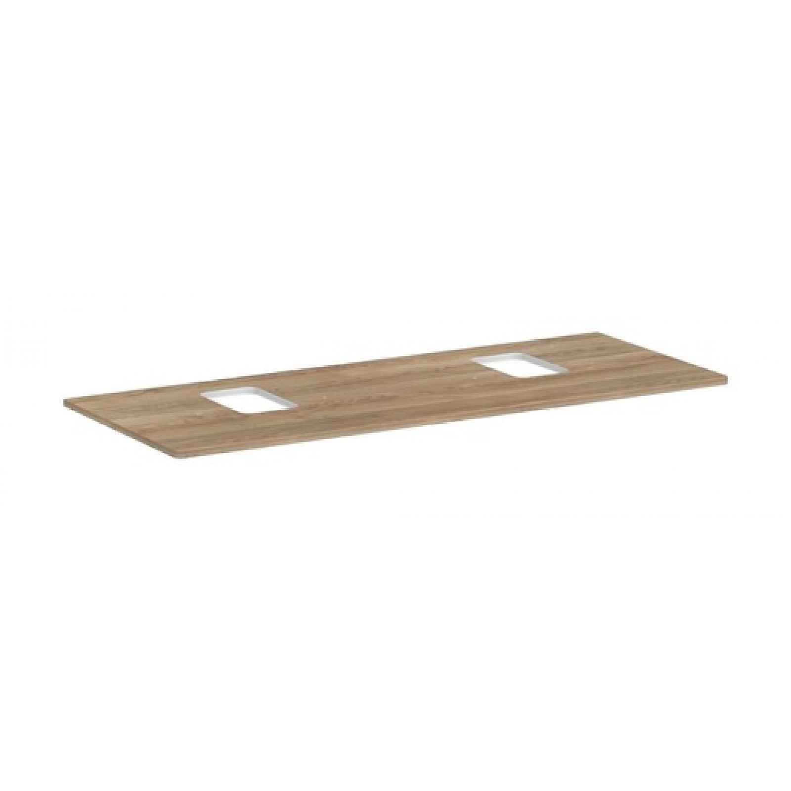 Deska pod umyvadlo Hansgrohe Xelu Q 136x1,6x55 cm přírodní dub 54125230