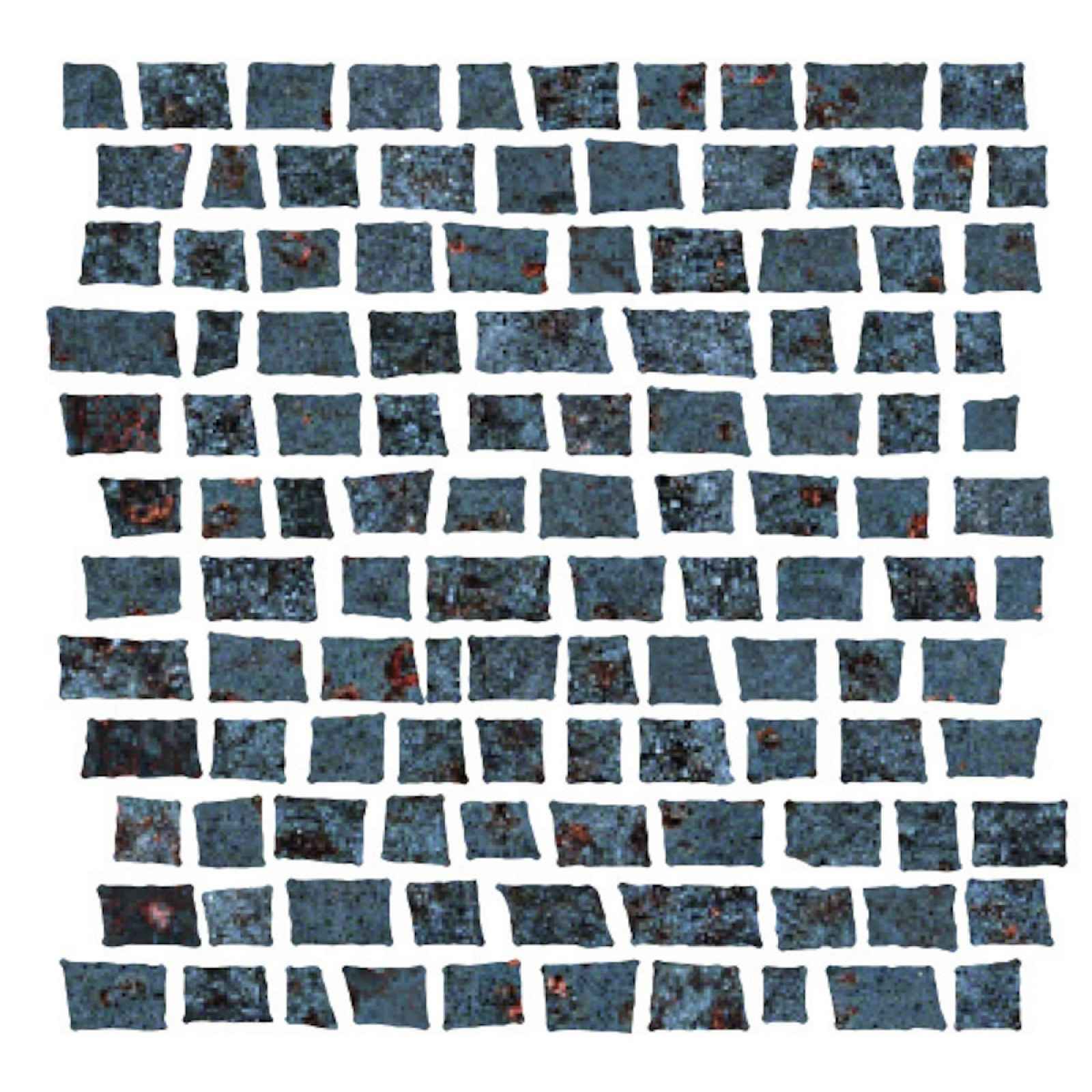 Mozaika Cir Metallo nero 30x30 cm mat 1062376