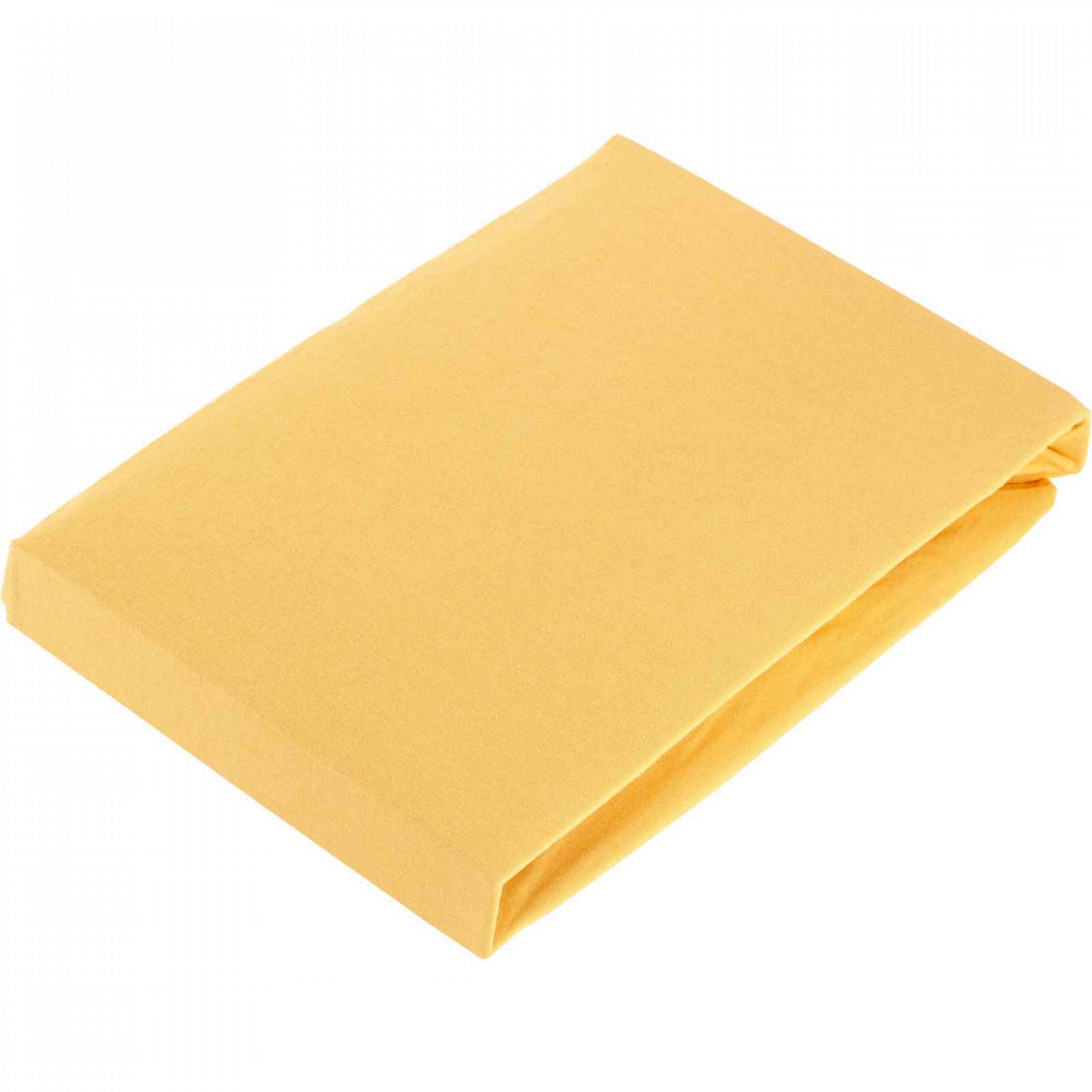 XXXLutz PROSTĚRADLO NAPÍNACÍ, žerzej, žlutá, 180/200 cm Fleuresse - Prostěradla - 003273016901