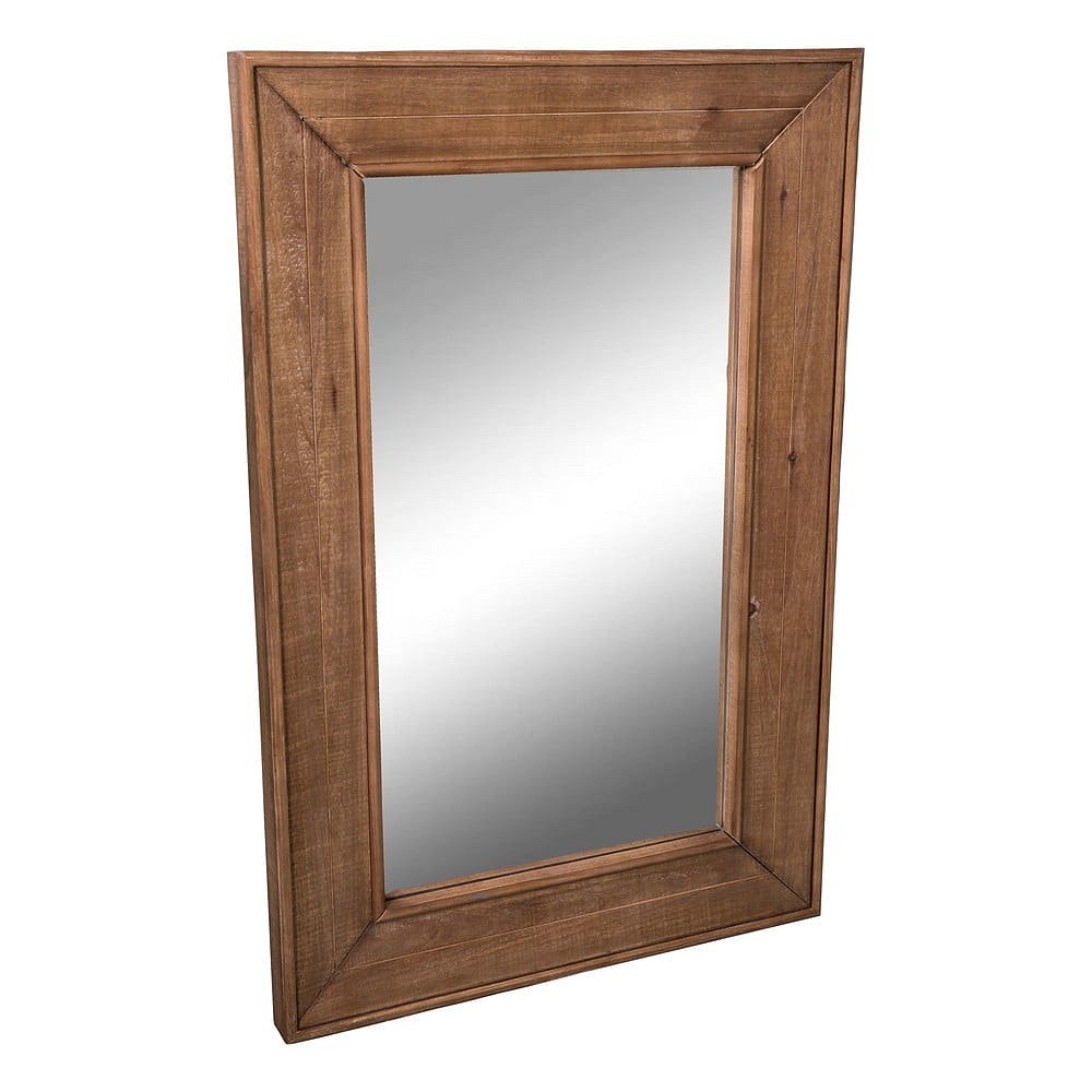 Zrcadlo s dřevěným rámem Antic Line Miroir, 97,5 x 65 cm