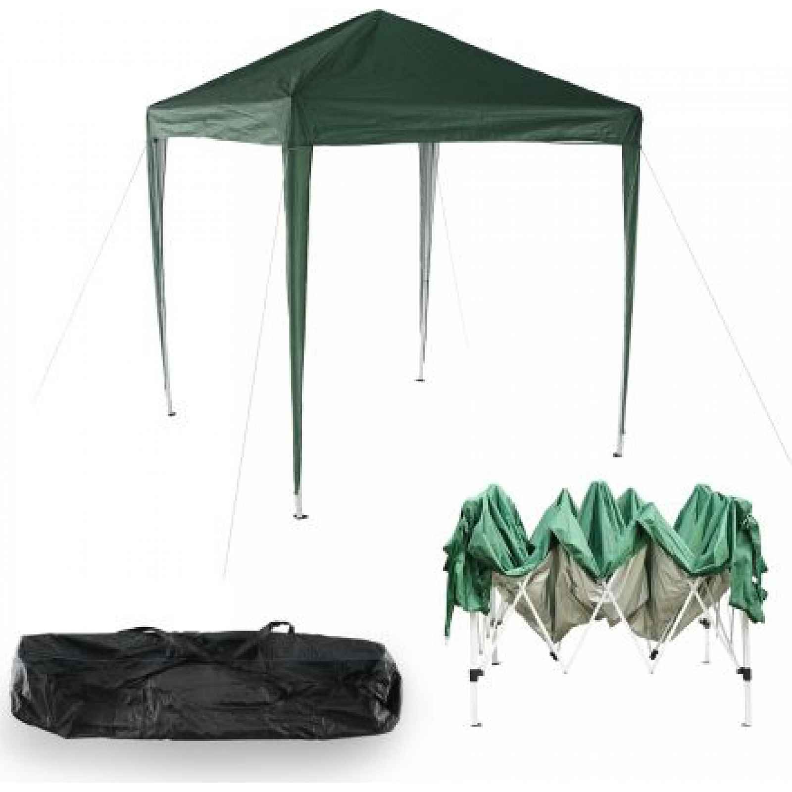 Nůžkový skládací zahradní altánek / pavilon, zelená, 2x2 m, TREKAN TYP 1